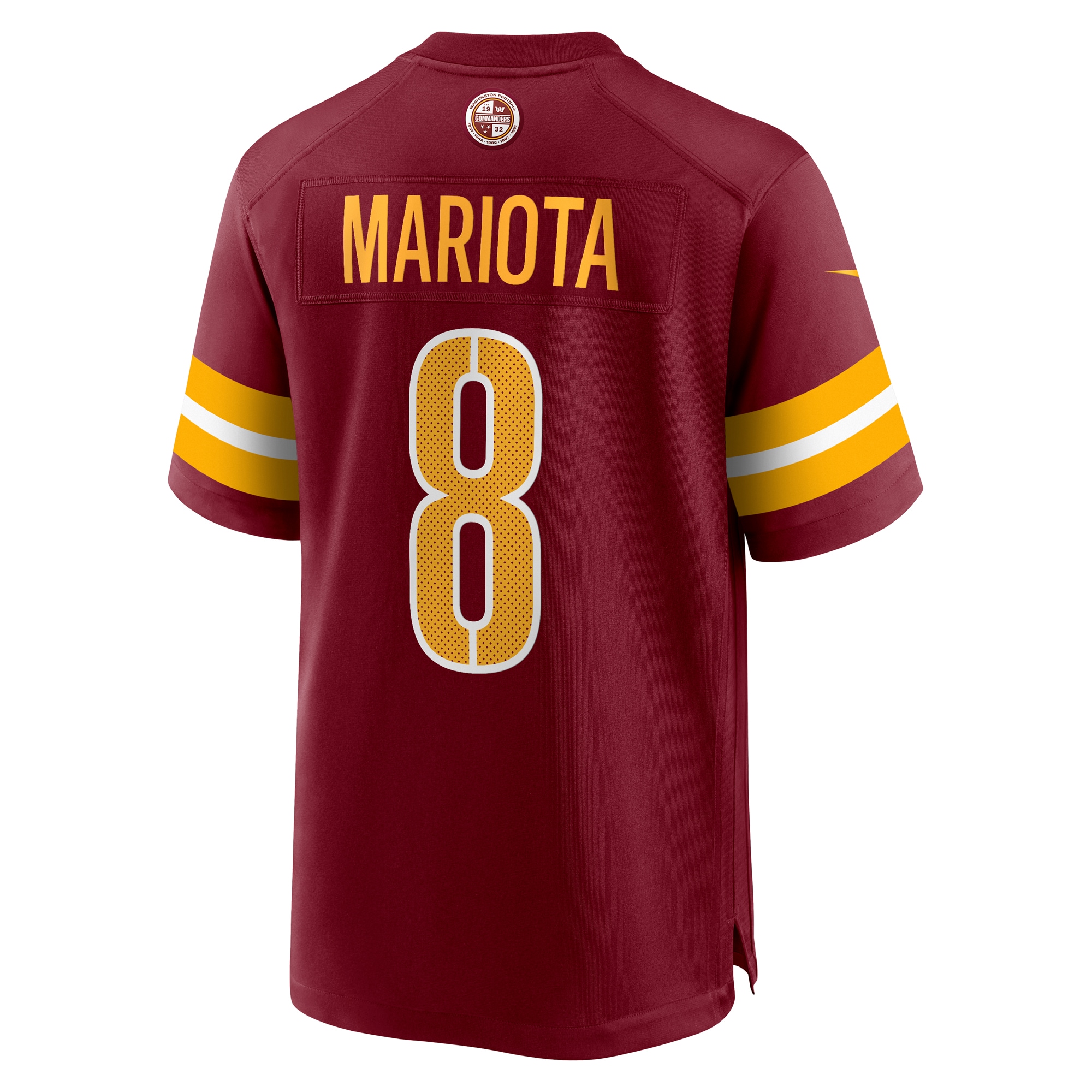 Marcus Mariota Washington Commanders Team Game Jersey – Burgundy