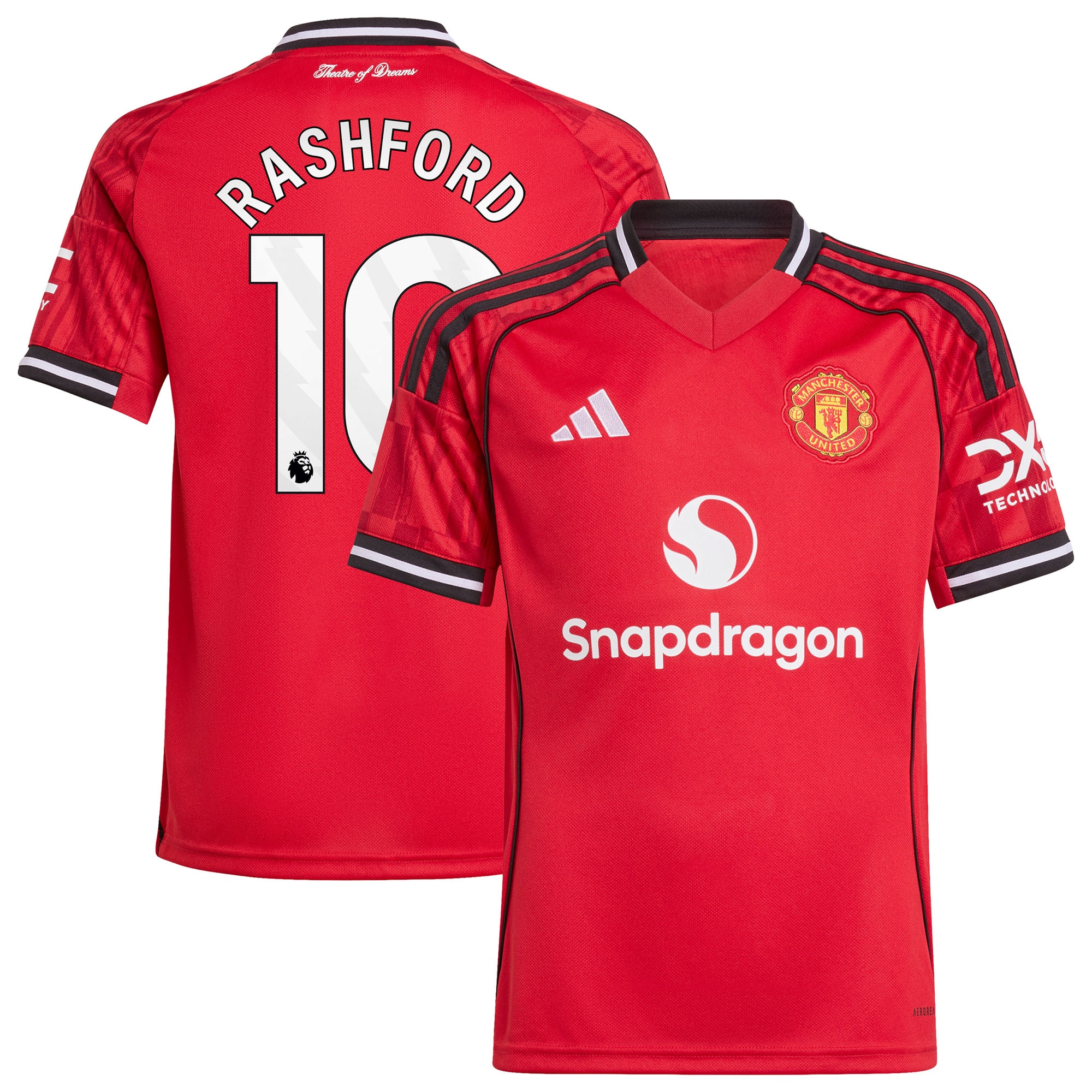 Marcus Rashford Manchester United Youth Home 2025/26 Player Jersey - Red