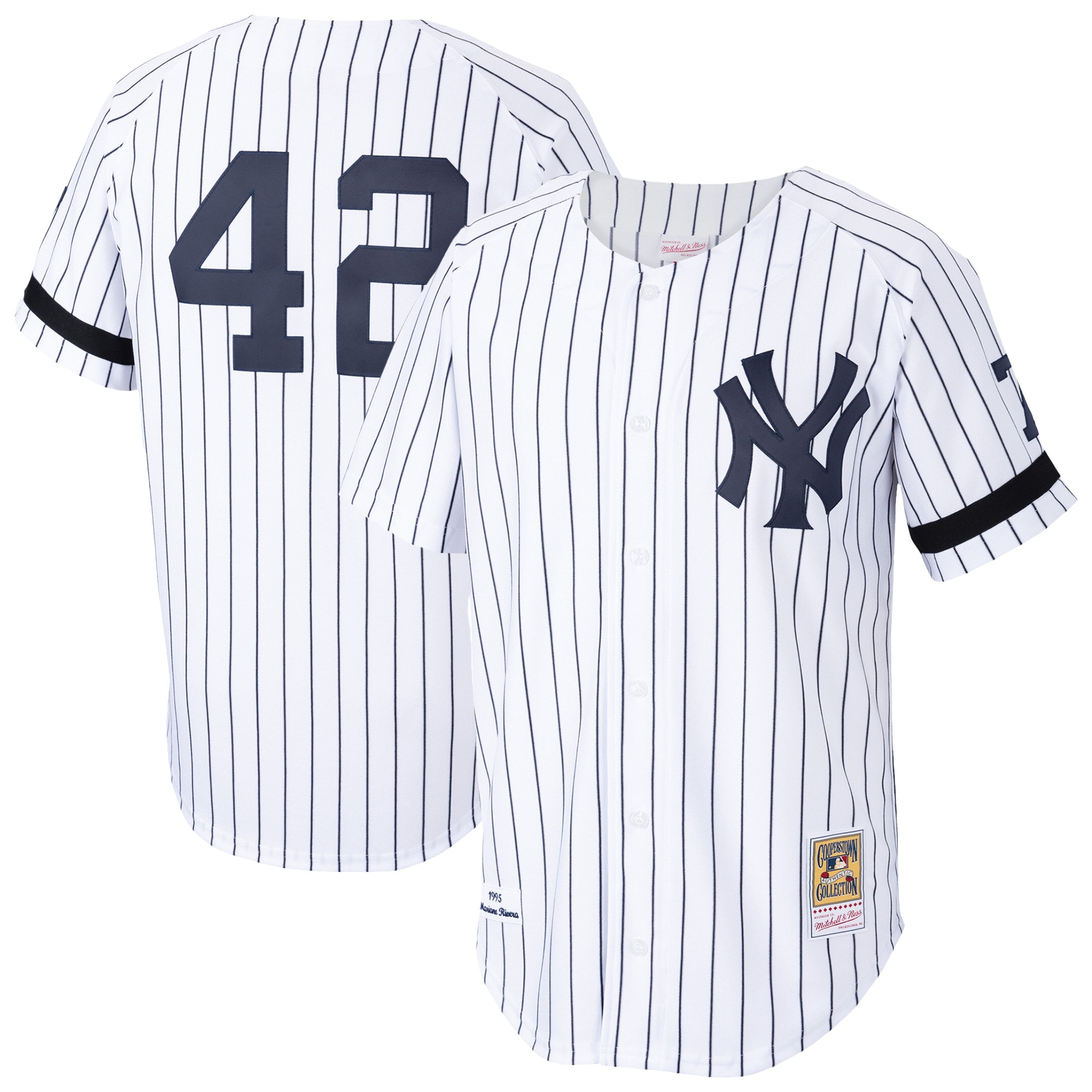 Mariano Rivera New York Yankees Cooperstown Collection 1995 Player Jersey - White