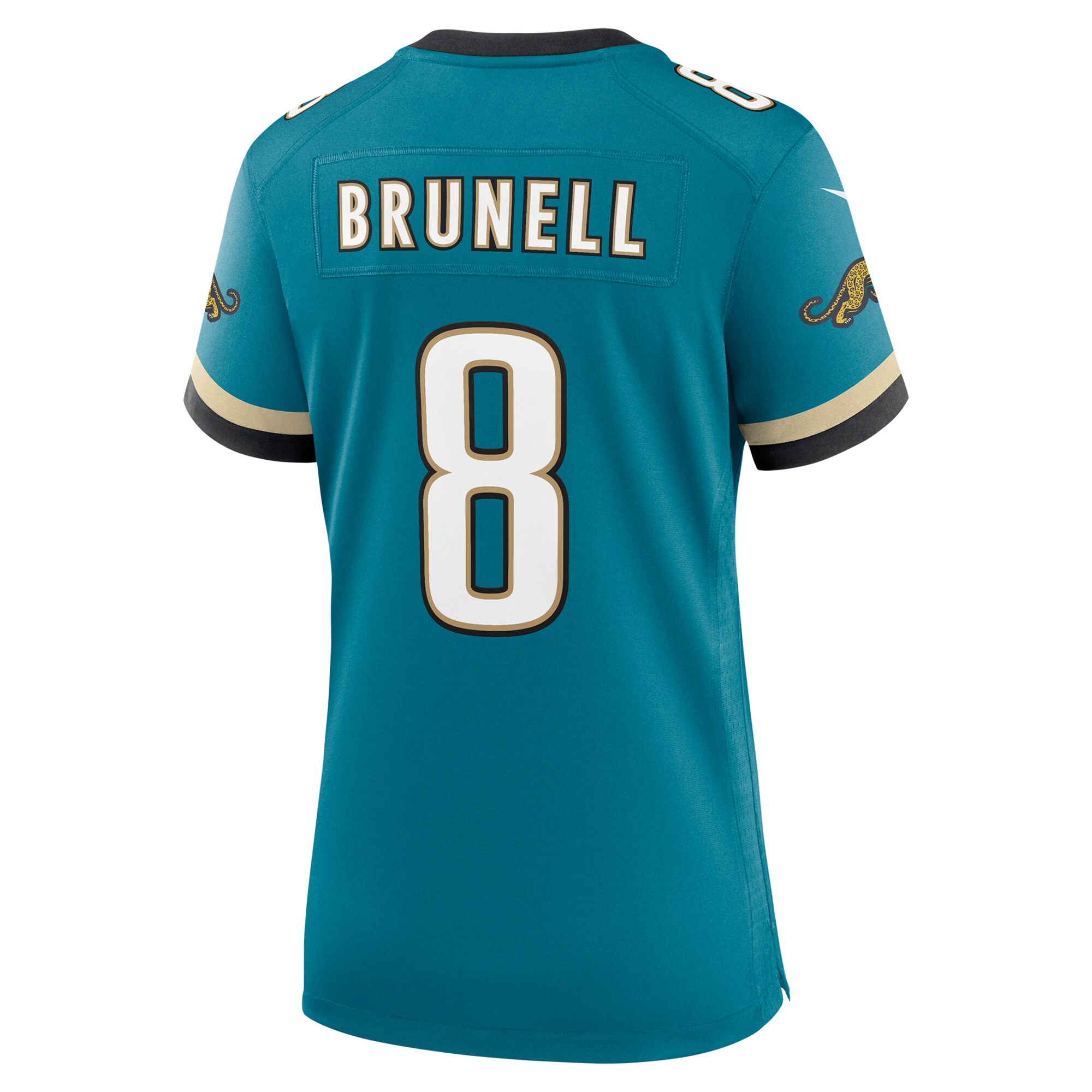 Mark Brunell Jacksonville Jaguars Women’s Prowler Throwback Retired Player Game Jersey – Teal