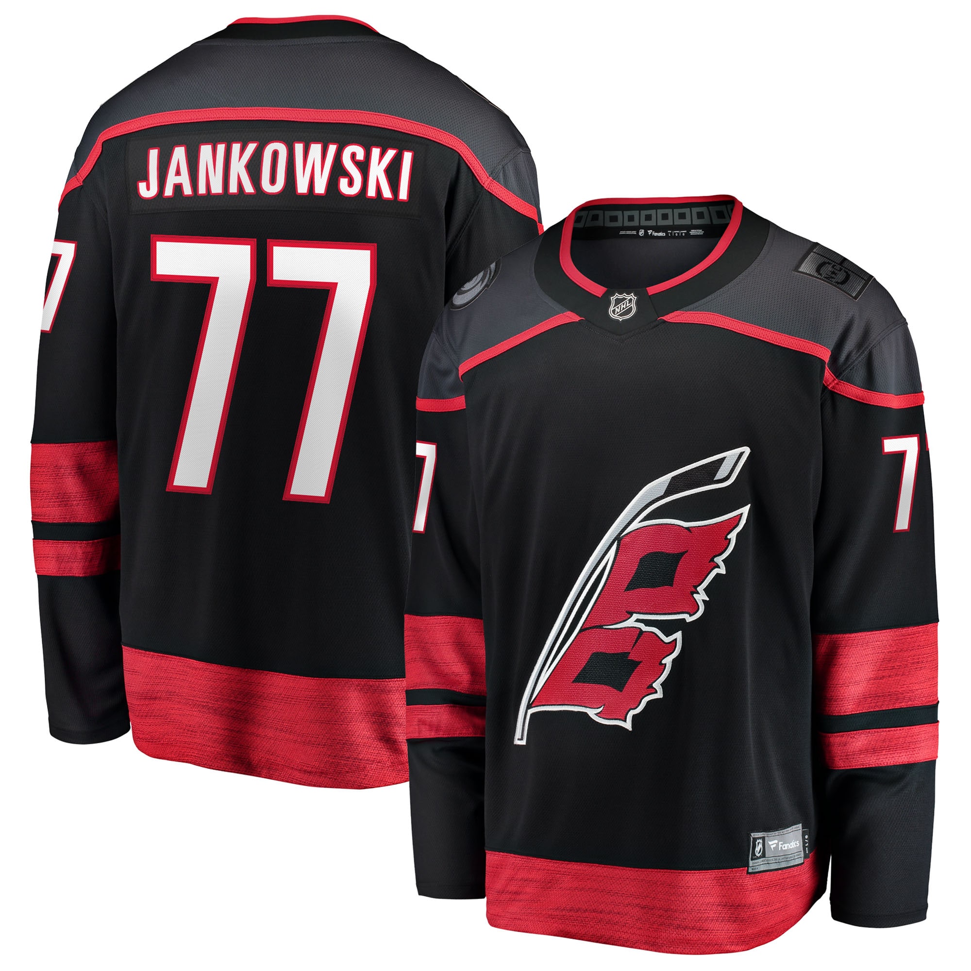 Mark Jankowski Carolina Hurricanes Fanatics Home Breakaway Jersey - Black