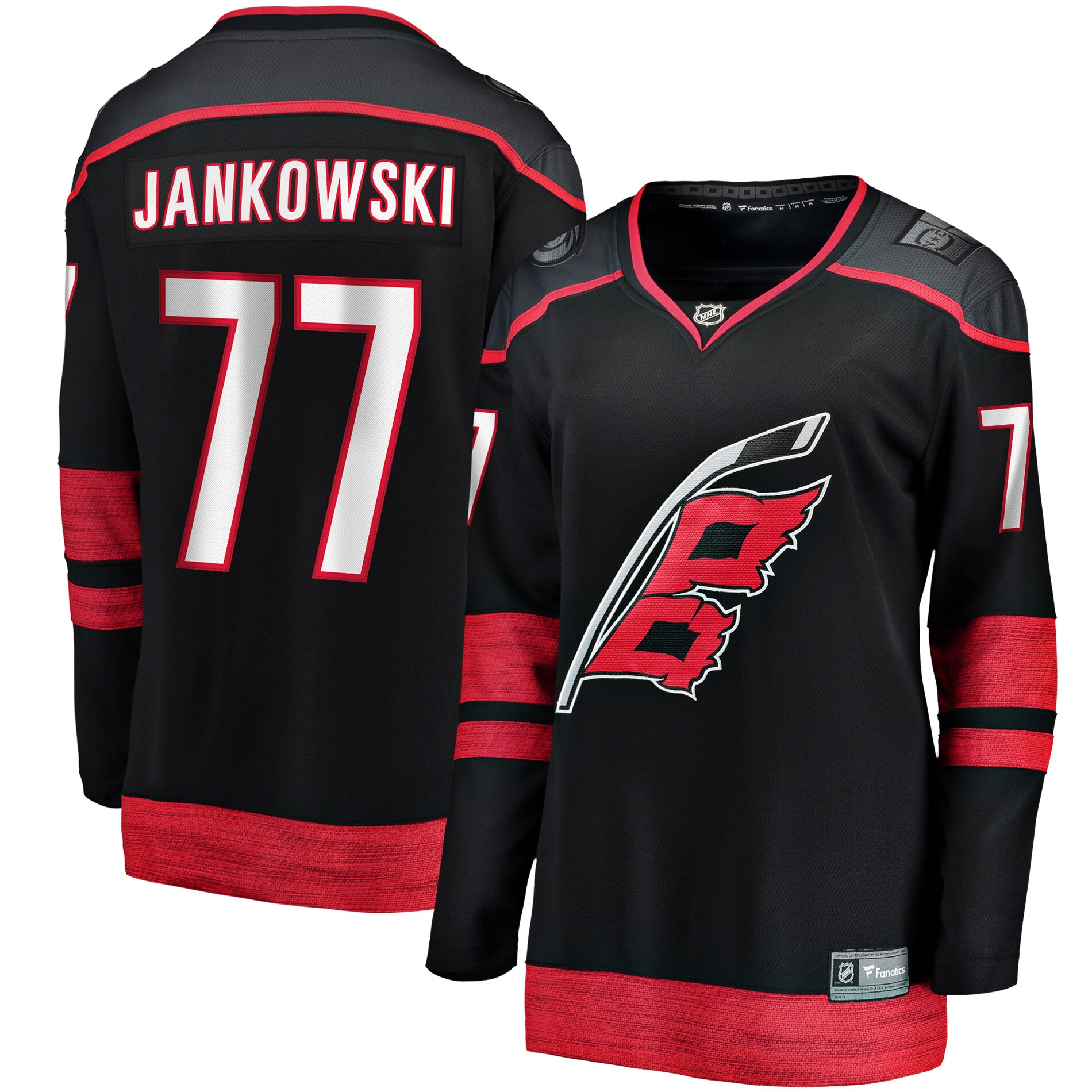 Mark Jankowski Carolina Hurricanes Fanatics Women's Home Breakaway Player Jersey - Black
