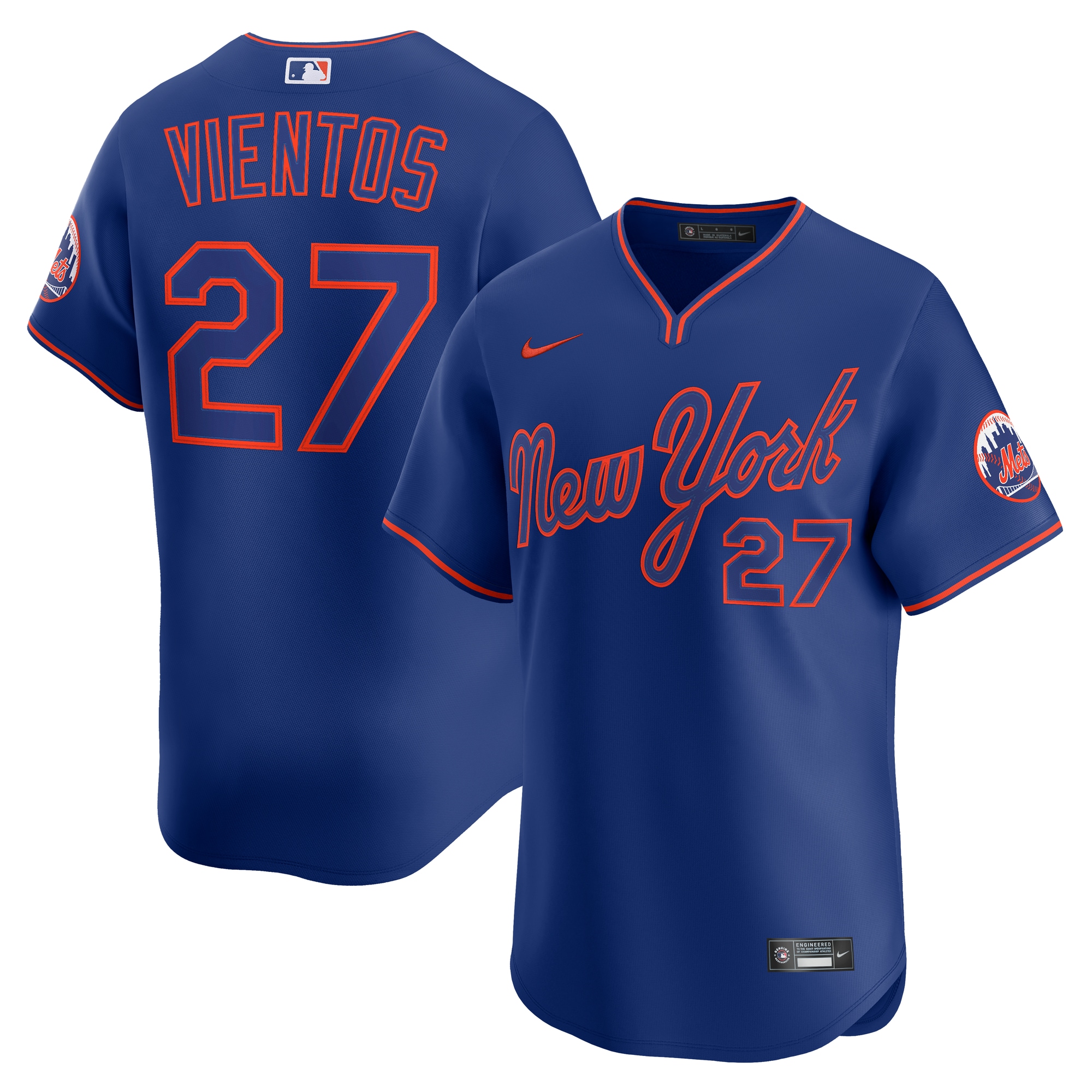 Mark Vientos New York Mets Alternate Limited Player Jersey