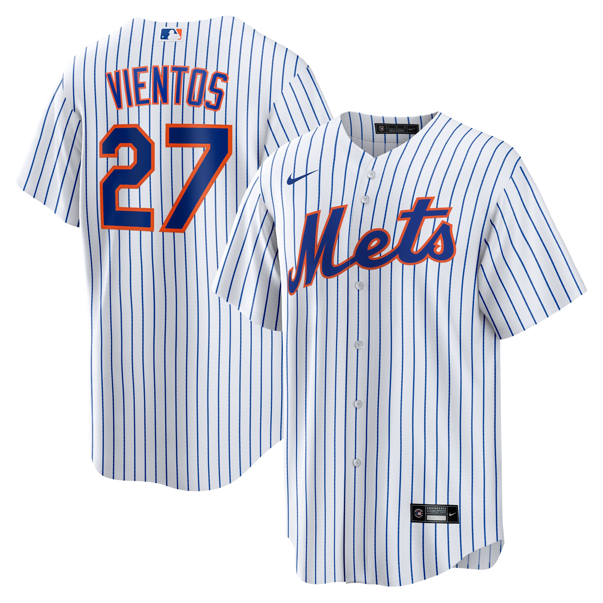 Mark Vientos New York Mets Home Jersey - White