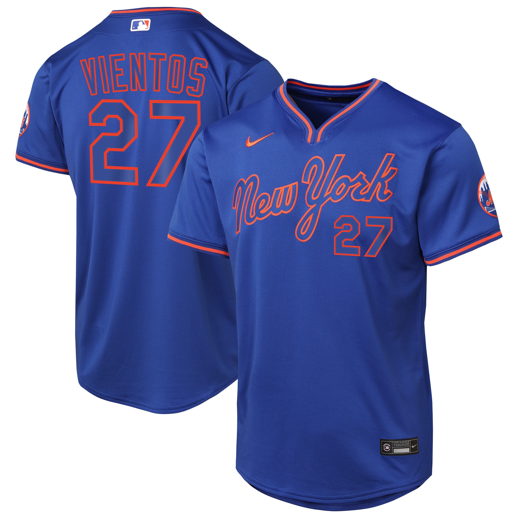 Mark Vientos New York Mets Youth Alternate 2 Limited Jersey – Royal