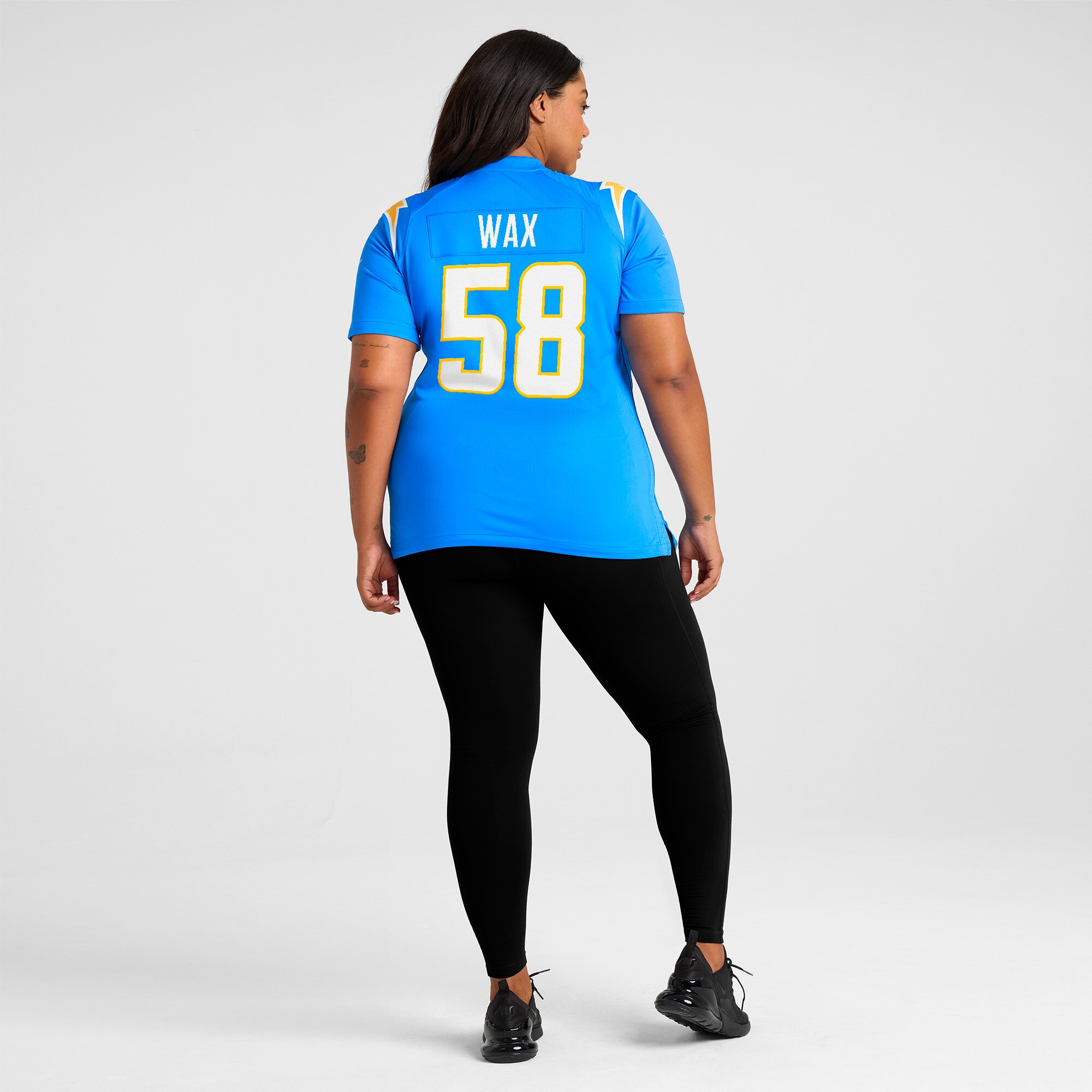 Marlowe Wax Los Angeles Chargers Women’s Team Game Jersey – Powder Blue