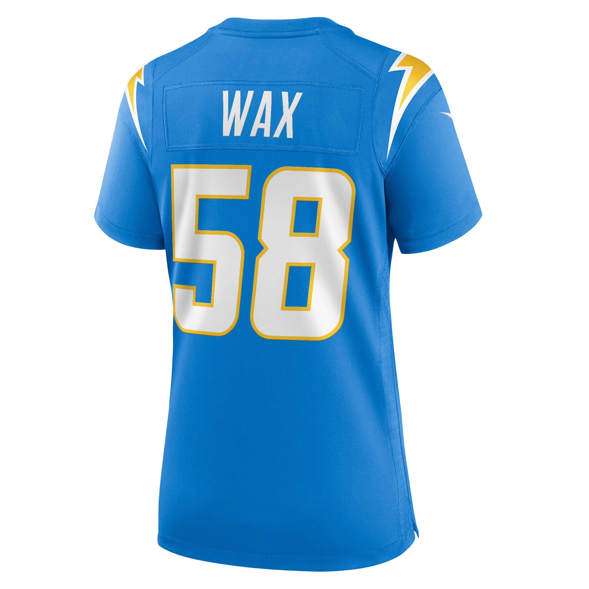Marlowe Wax Los Angeles Chargers Women’s Team Game Jersey – Powder Blue