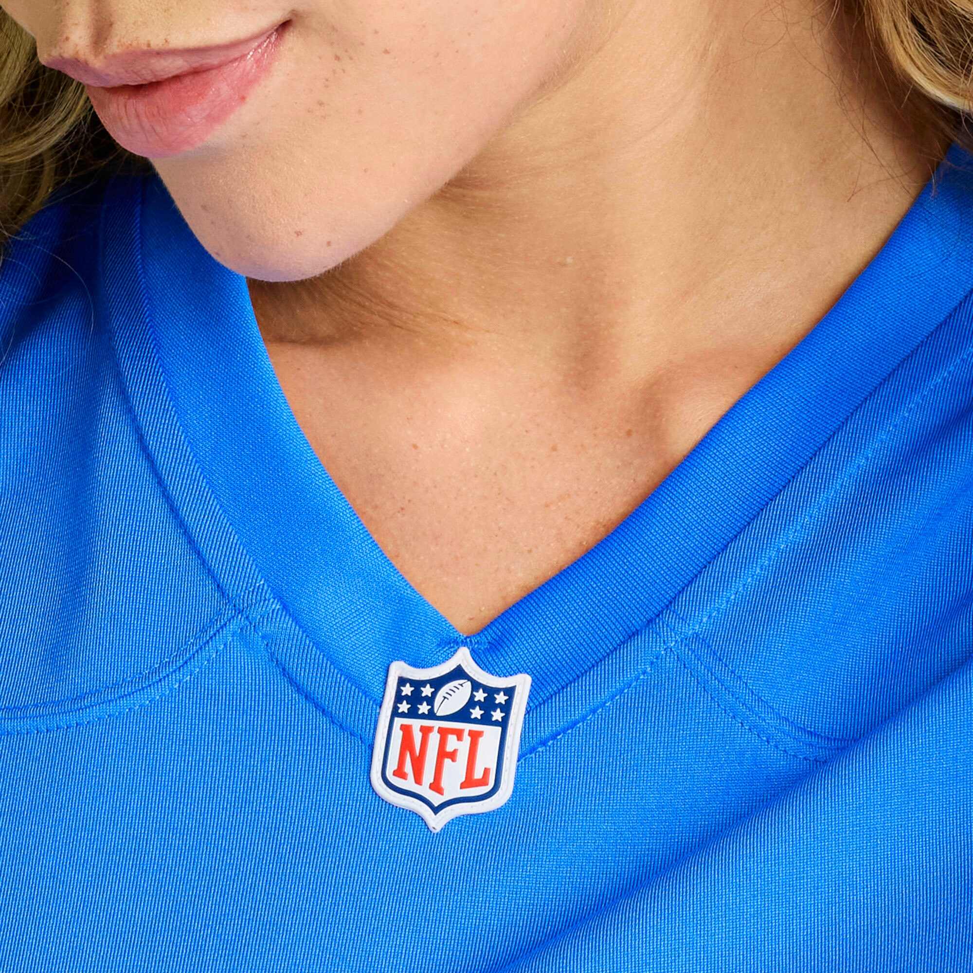 Marlowe Wax Los Angeles Chargers Women’s Team Game Jersey – Powder Blue