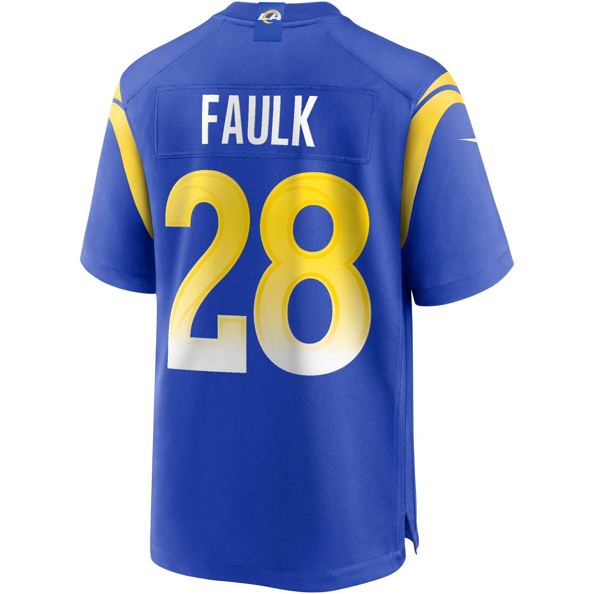 Marshall Faulk Los Angeles Rams Game Retired Player Jersey – Royal