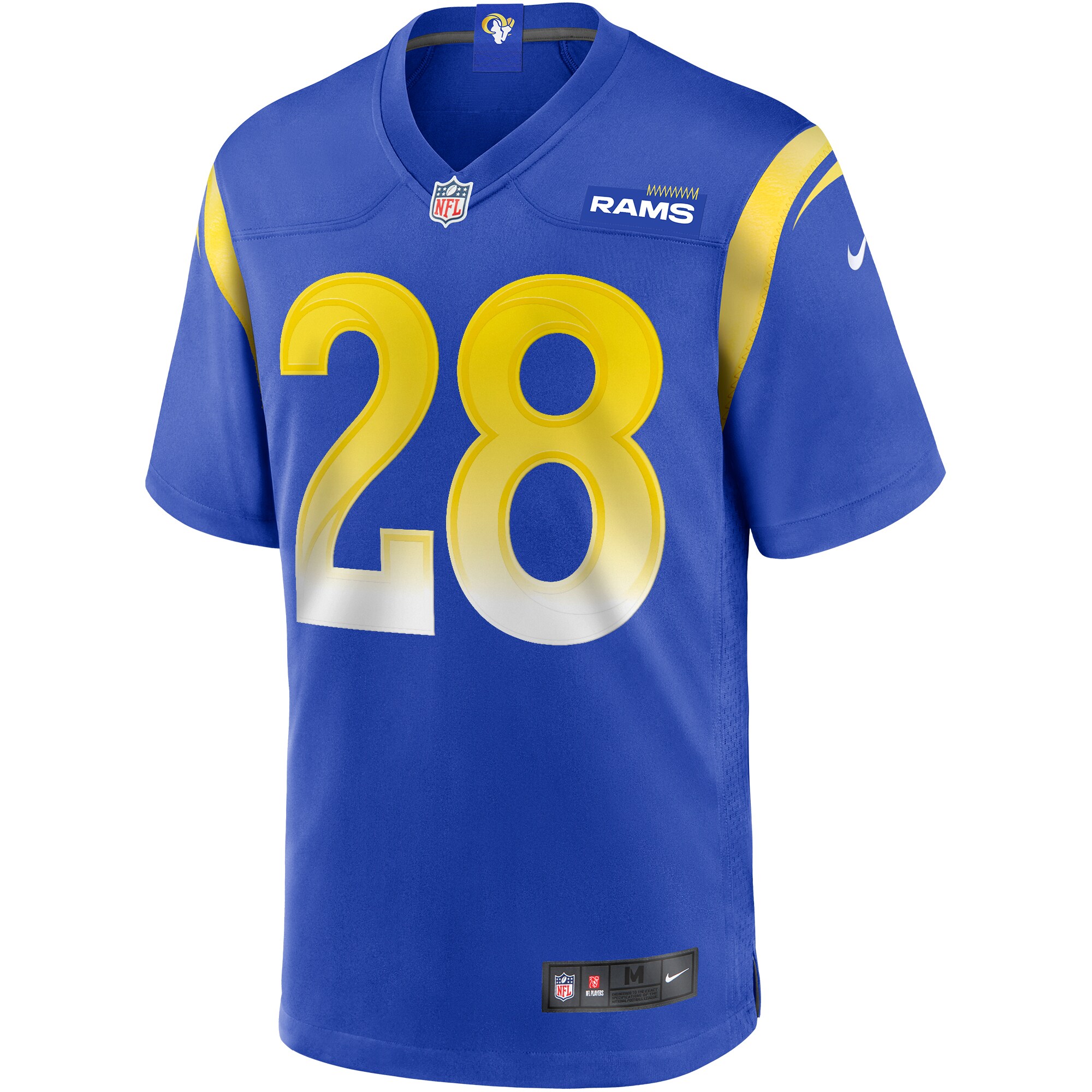 Marshall Faulk Los Angeles Rams Game Retired Player Jersey – Royal