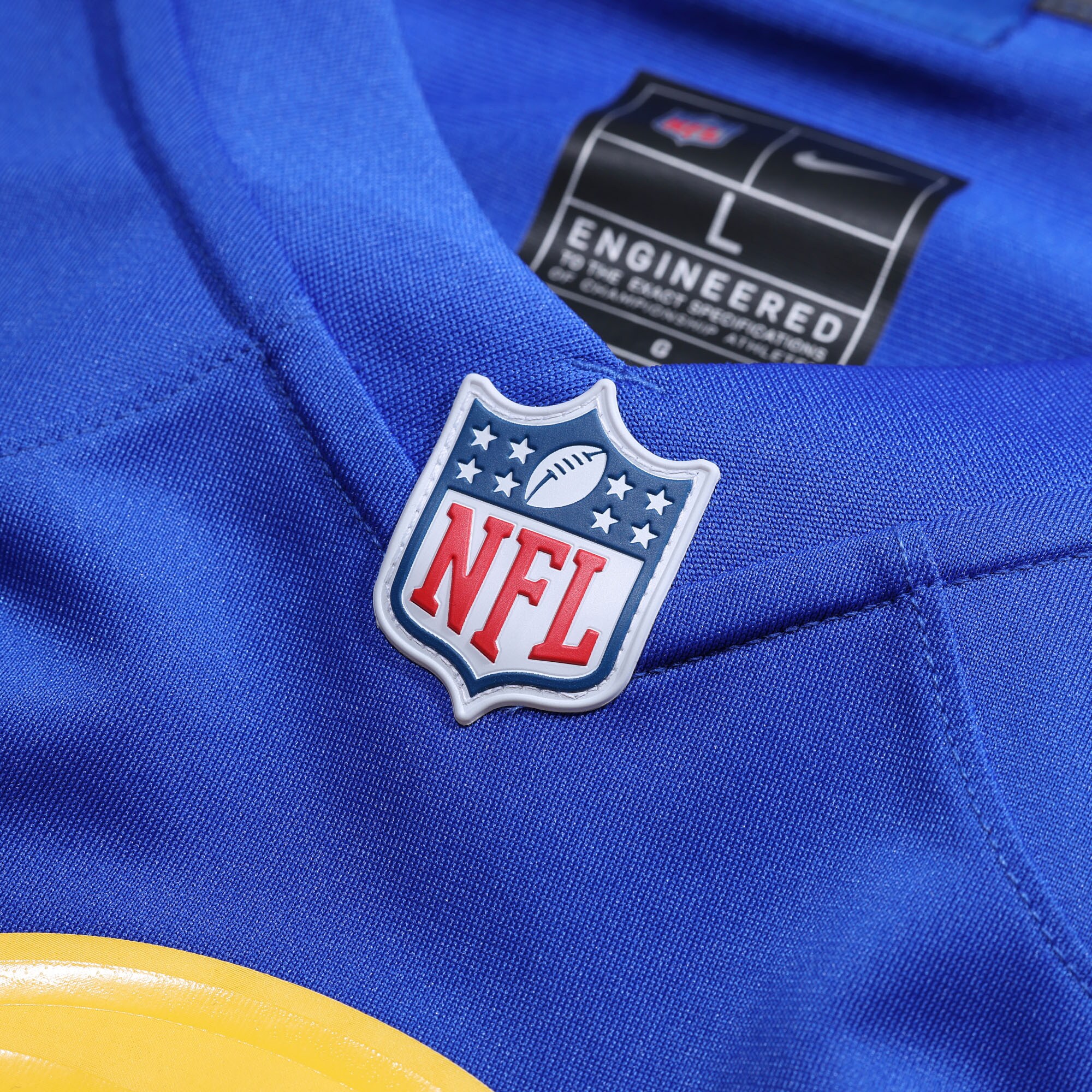 Marshall Faulk Los Angeles Rams Game Retired Player Jersey – Royal