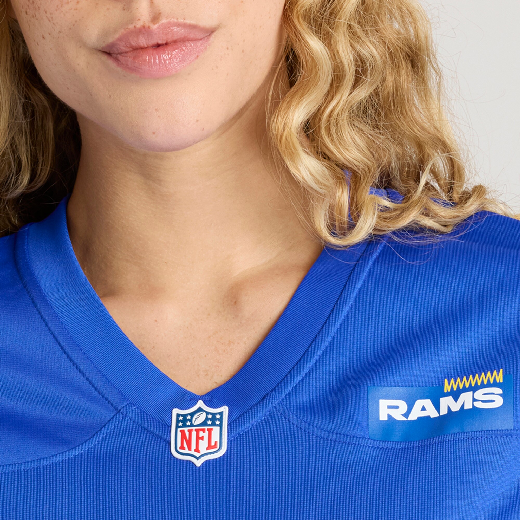 Marshall Faulk Los Angeles Rams Women’s Game Retired Player Jersey – Royal
