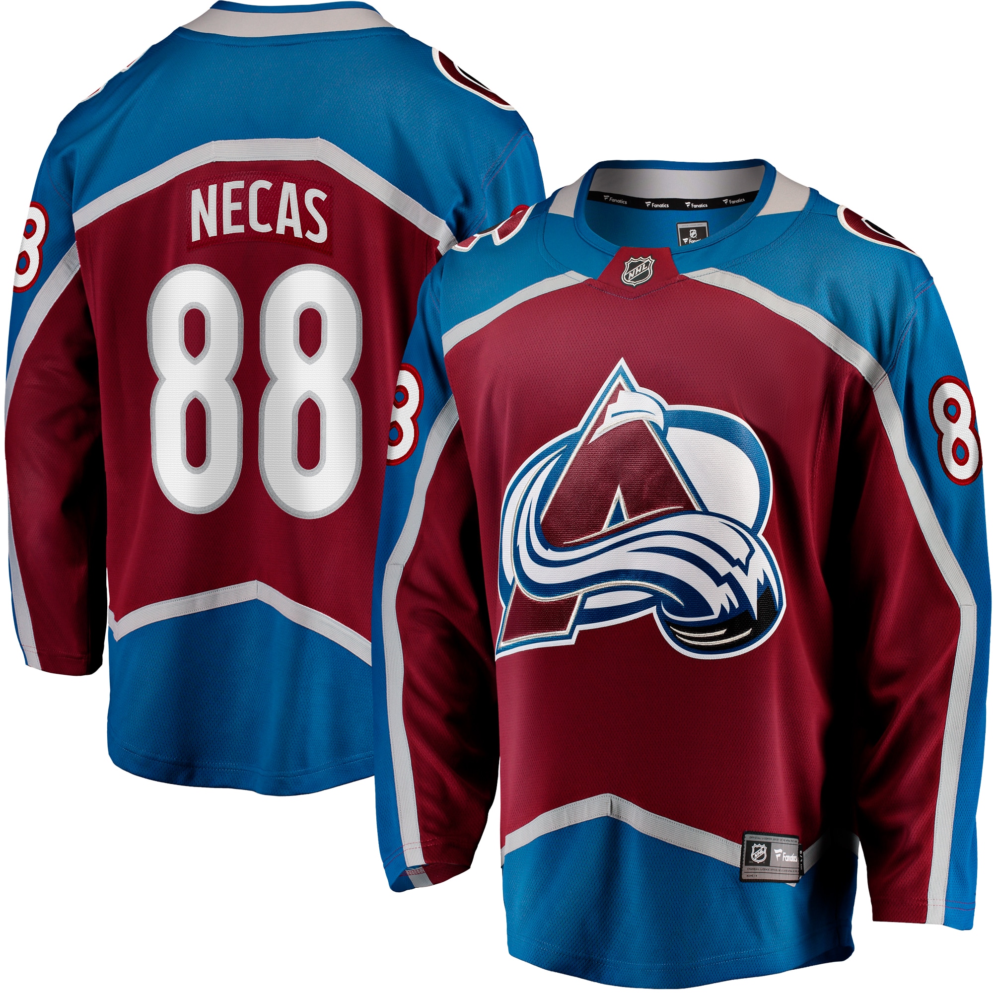 Martin Necas Colorado Avalanche Fanatics Breakaway Player Jersey - Burgundy