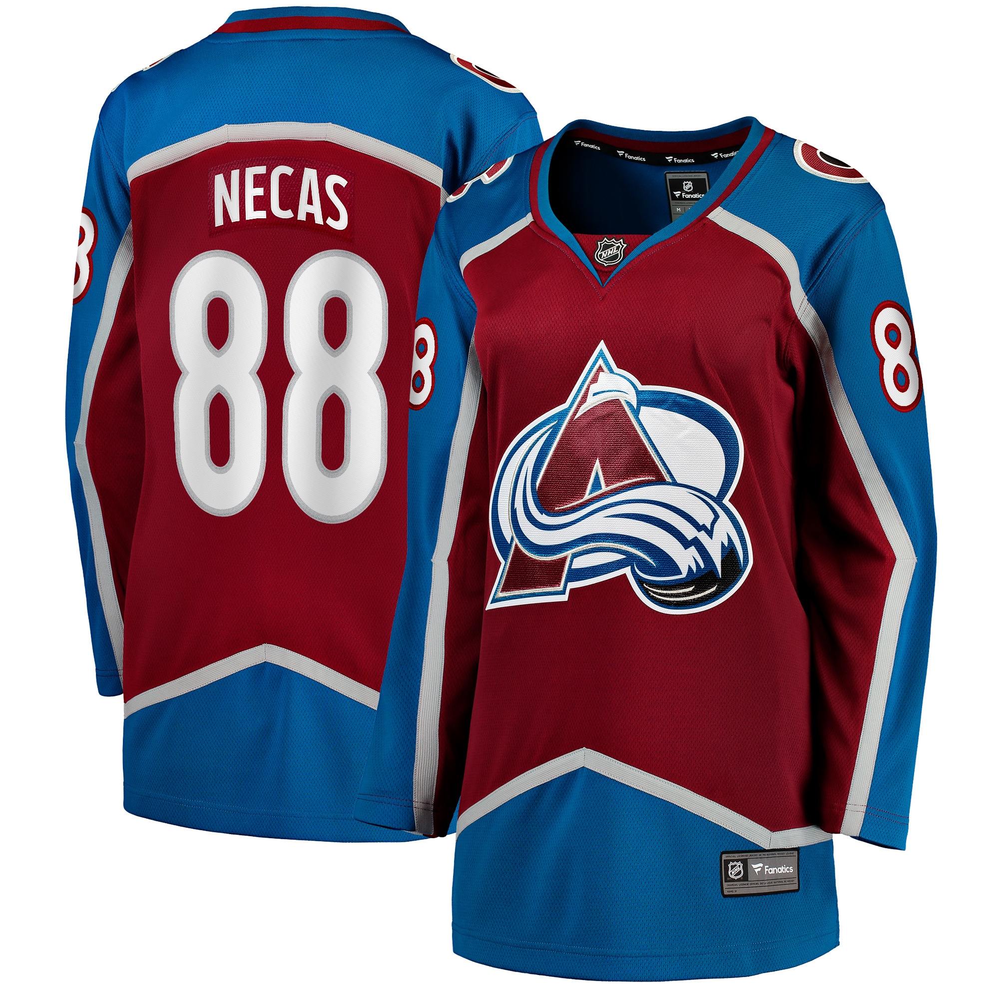 Martin Necas Colorado Avalanche Fanatics Women's Breakaway Player Jersey - Burgundy