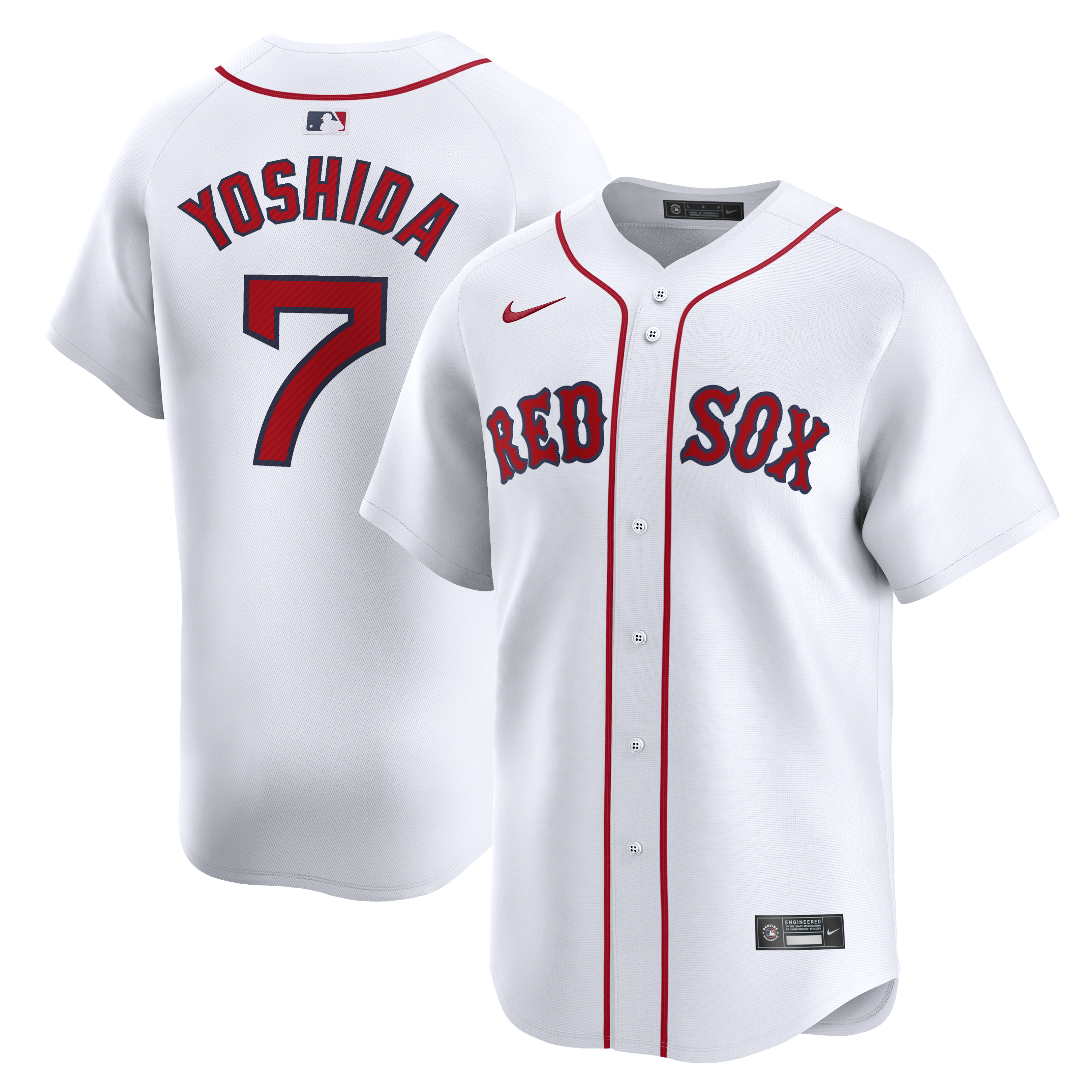 Masataka Yoshida Boston Red Sox Home Limited Player Jersey - White