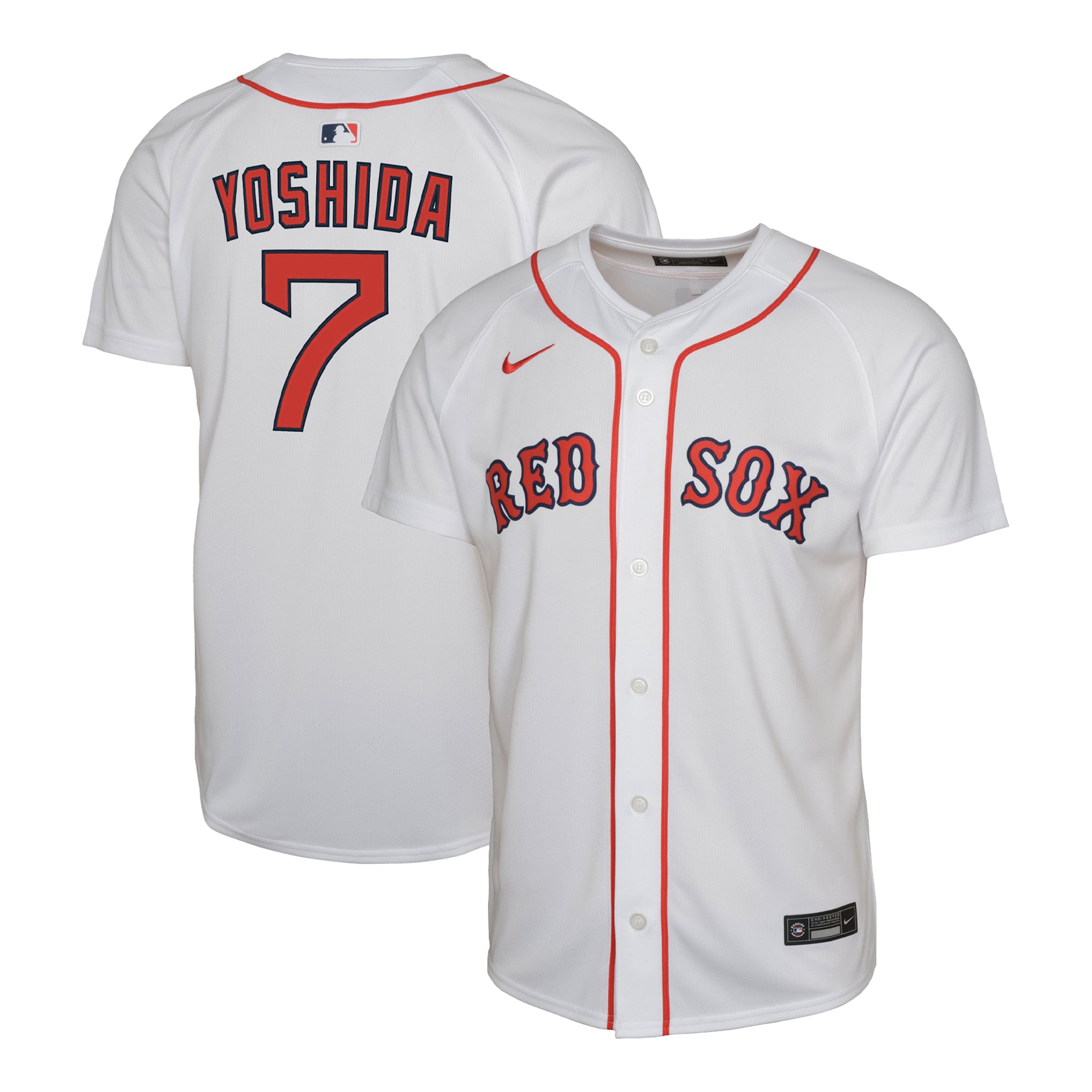 Masataka Yoshida Boston Red Sox Youth Home Player Jersey - White