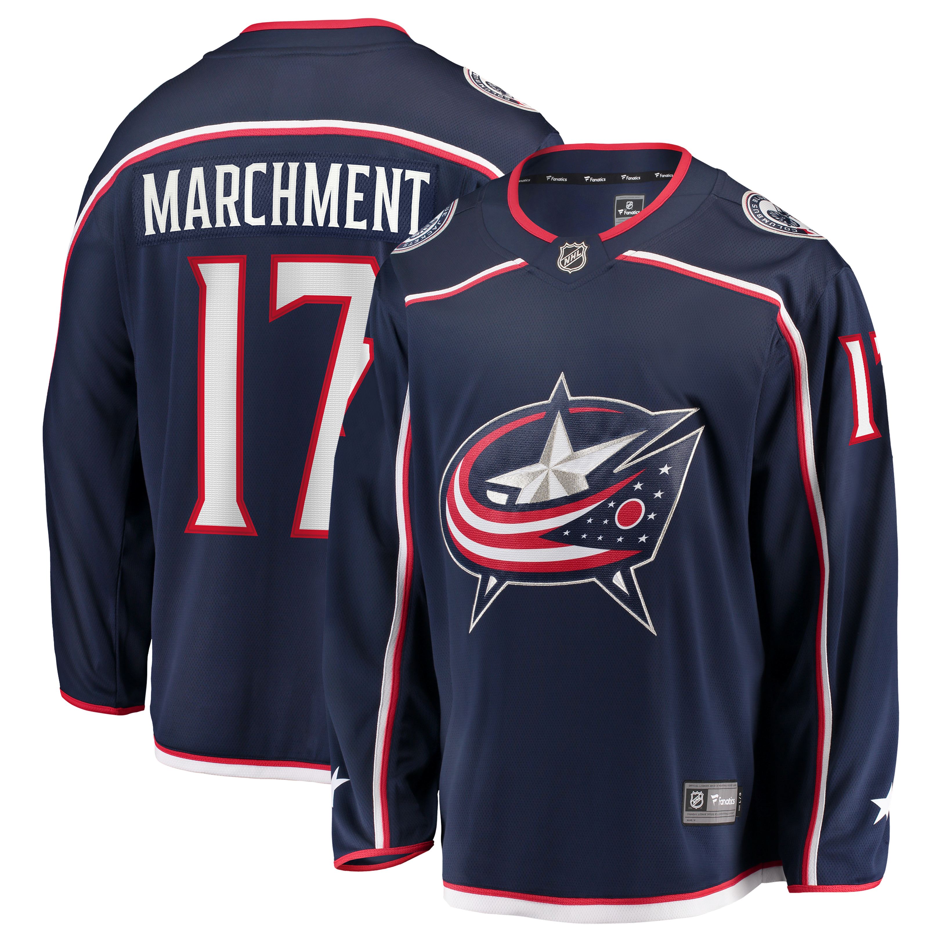 Mason Marchment Columbus Blue Jackets Fanatics Home Premier Breakaway Player Jersey - Navy