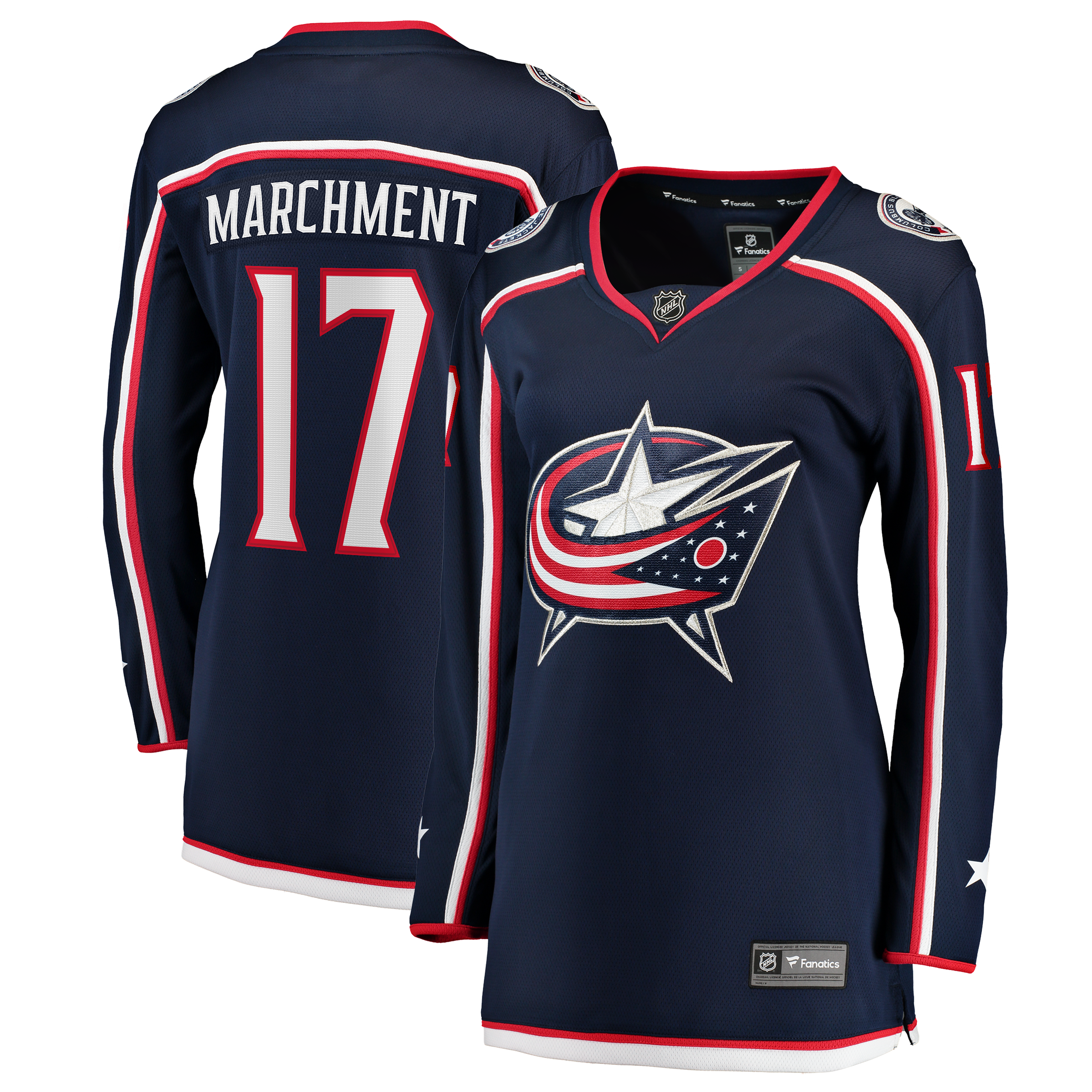 Mason Marchment Columbus Blue Jackets Fanatics Women's Home Breakaway Player Jersey - Navy
