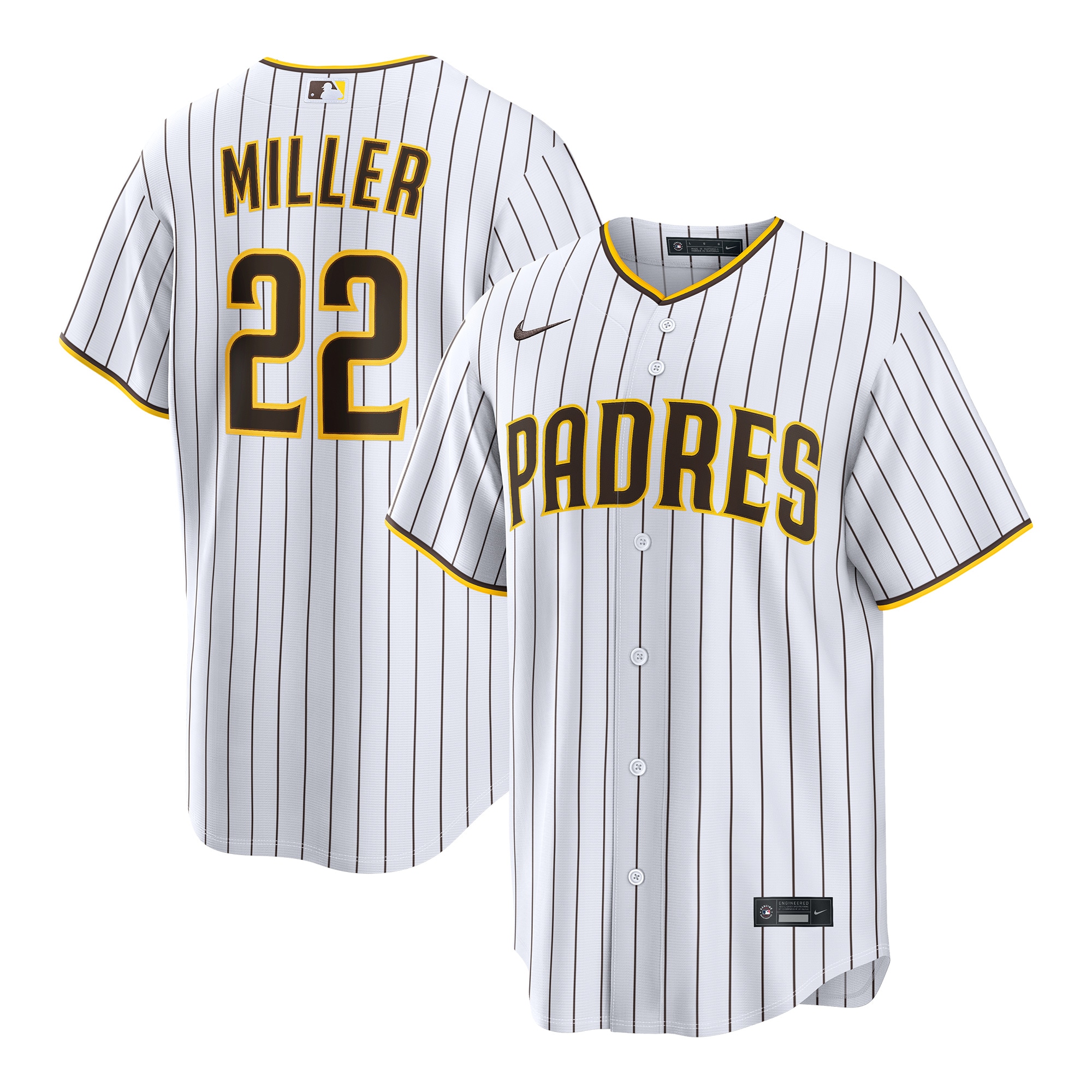 Mason Miller San Diego Padres Home Jersey - White