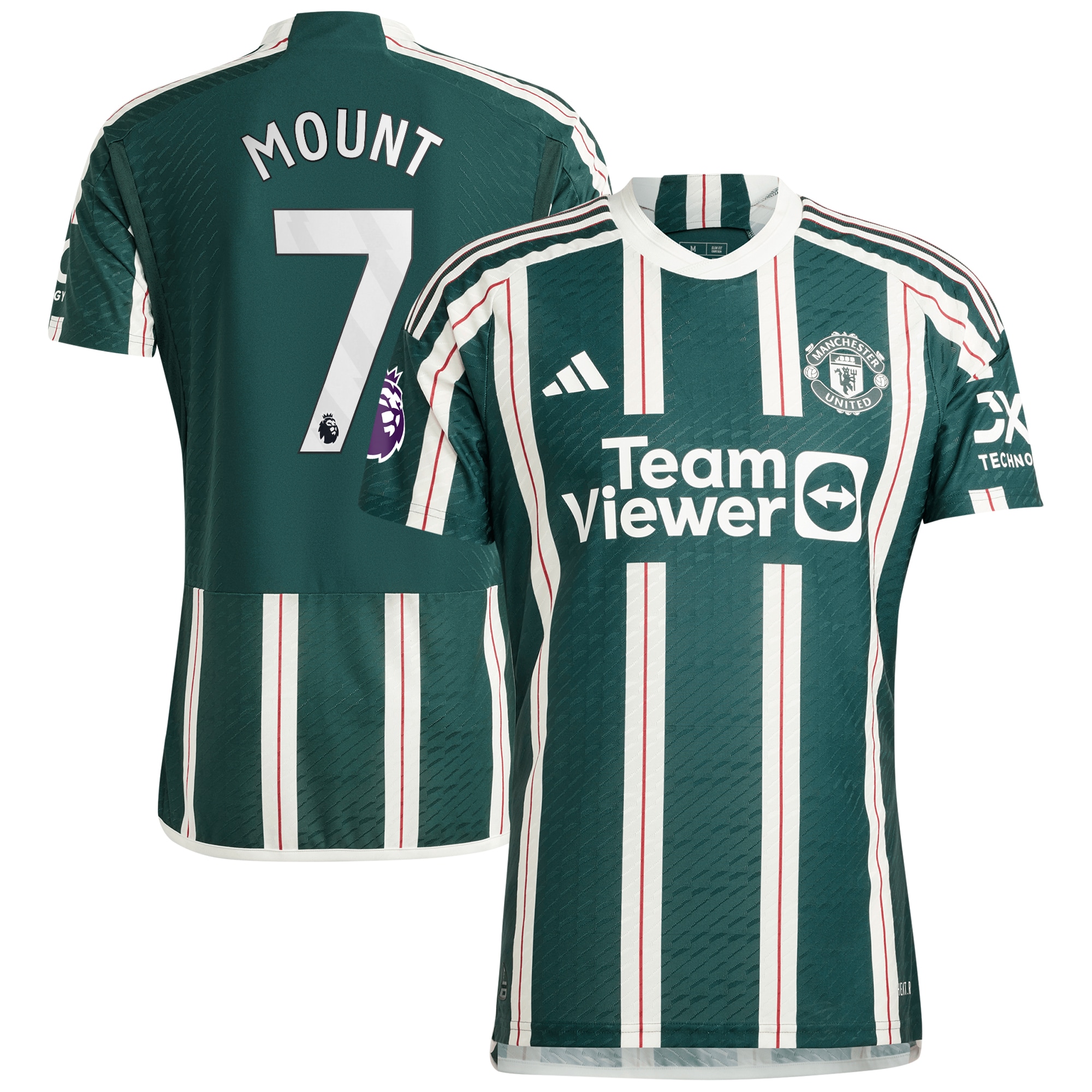 Mason Mount Manchester United 2023/24 Away Player Jersey - Green