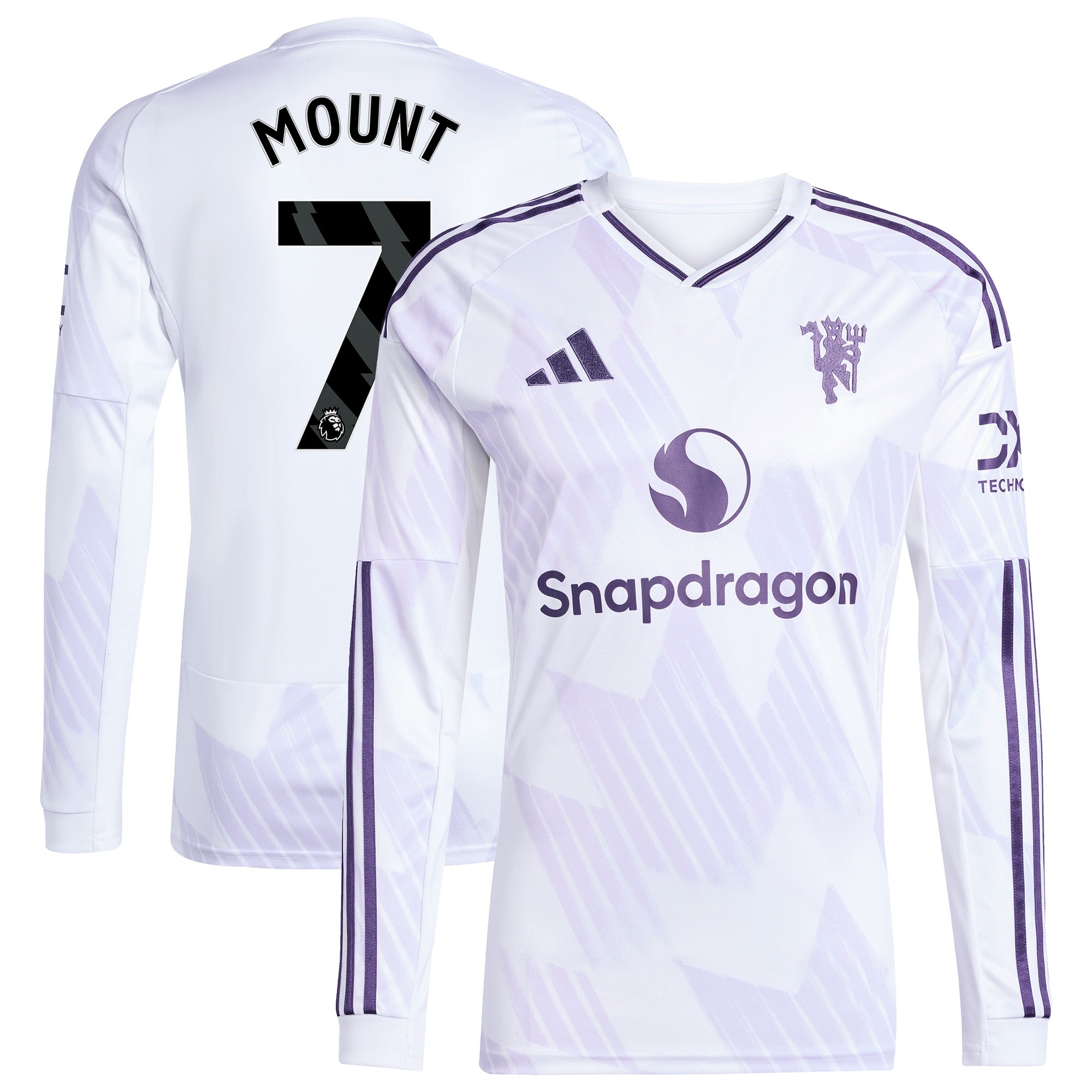 Mason Mount Manchester United 2025/26 Away Long Sleeve Player Jersey