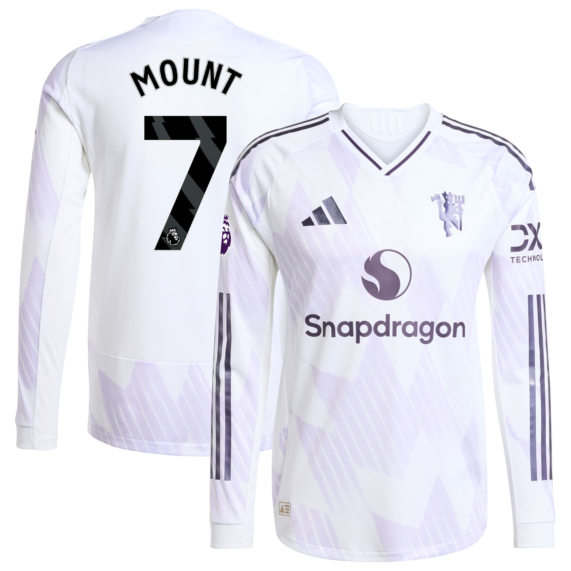 Mason Mount Manchester United 2025/26 Away Long Sleeve Player Jersey