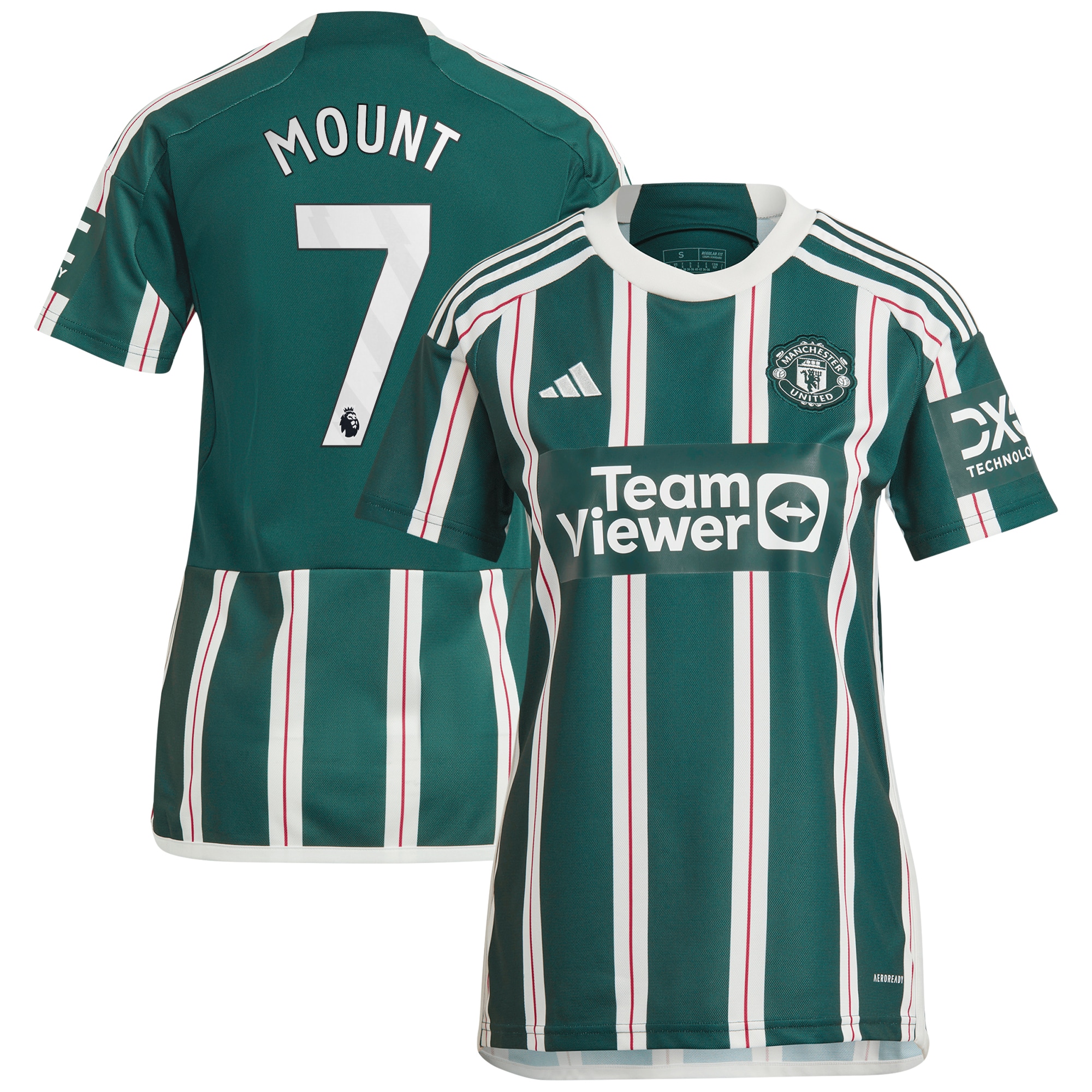 Mason Mount Manchester United Women's 2023/24 Away Player Jersey - Green