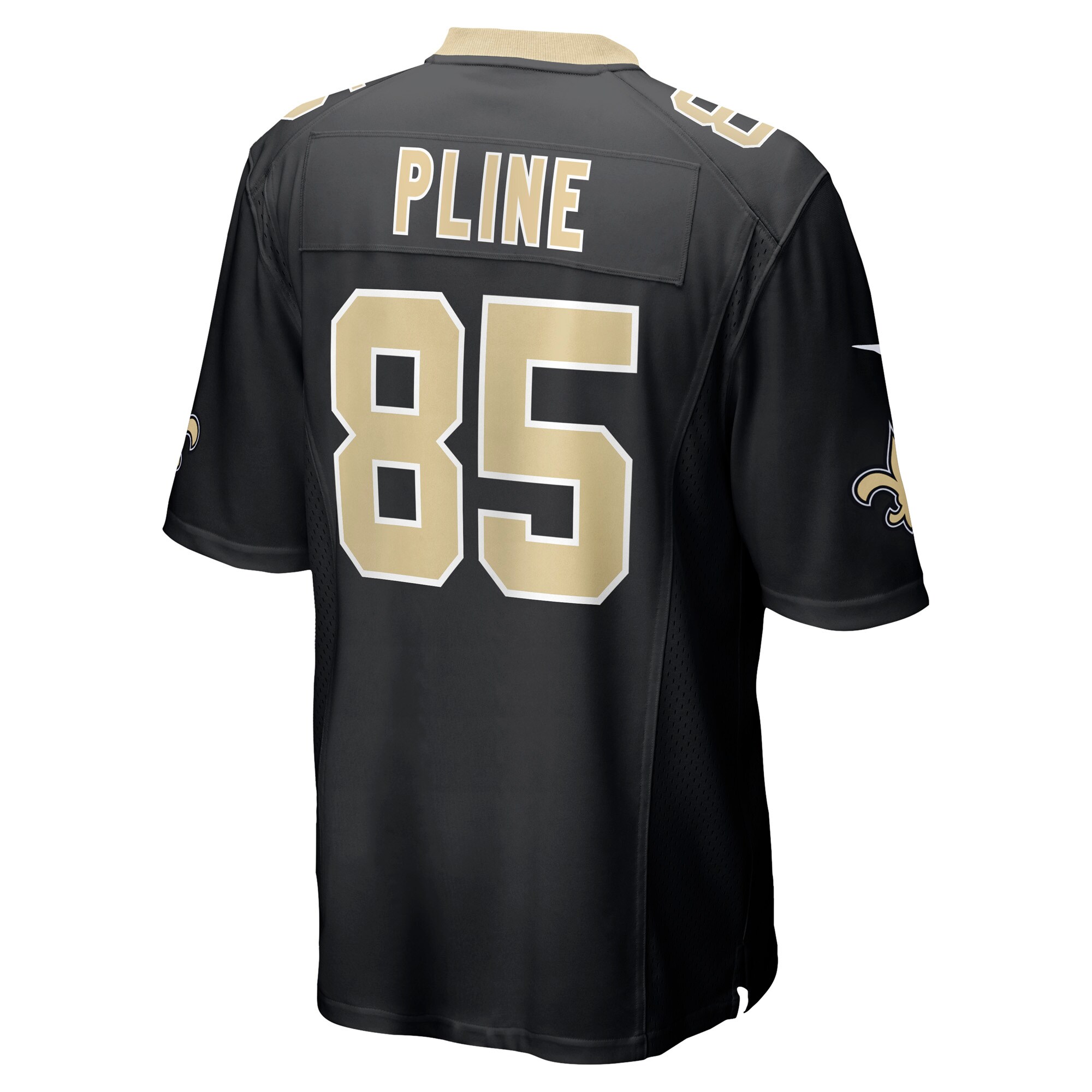 Mason Pline New Orleans Saints Team Game Jersey – Black