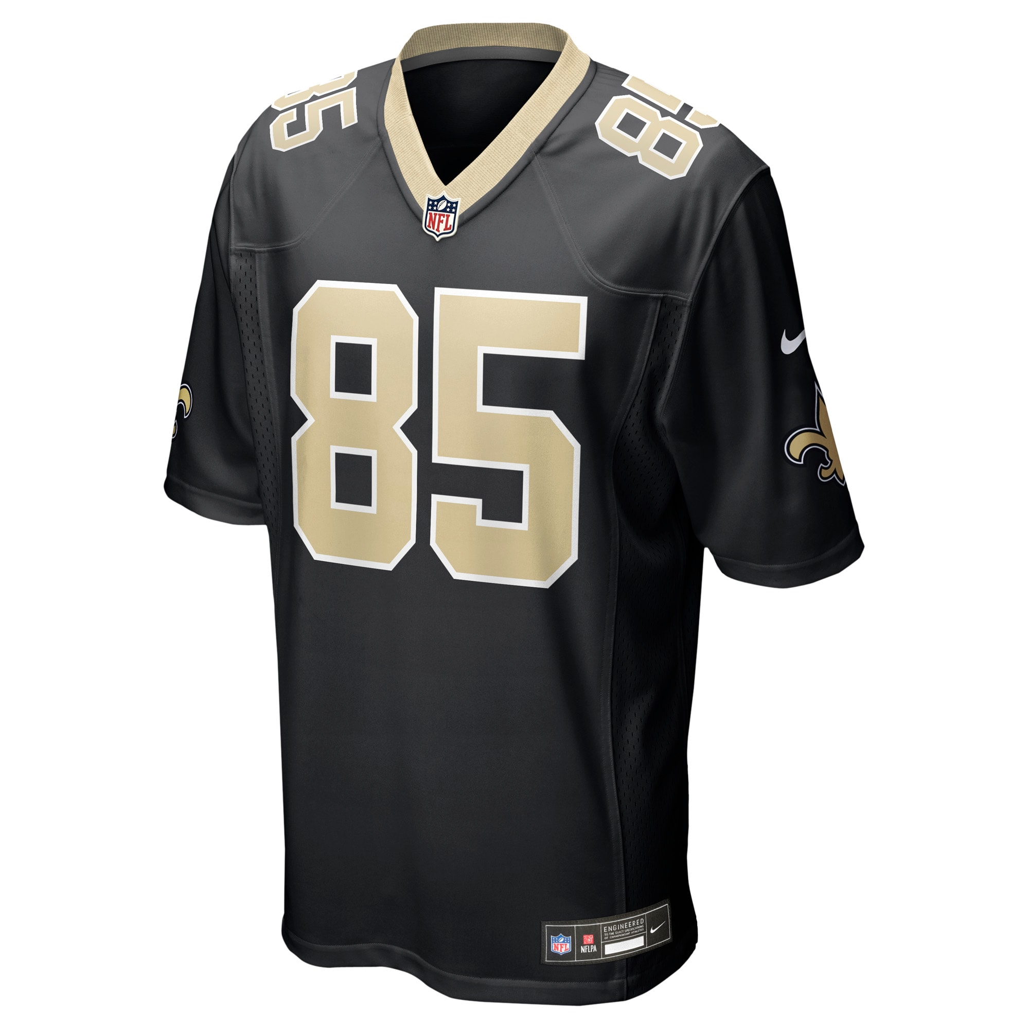 Mason Pline New Orleans Saints Team Game Jersey – Black