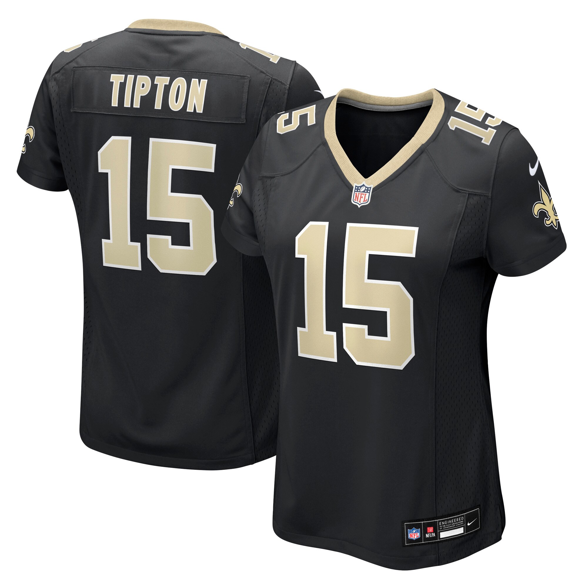 Mason Tipton New Orleans Saints Women's Team Game Jersey - Black