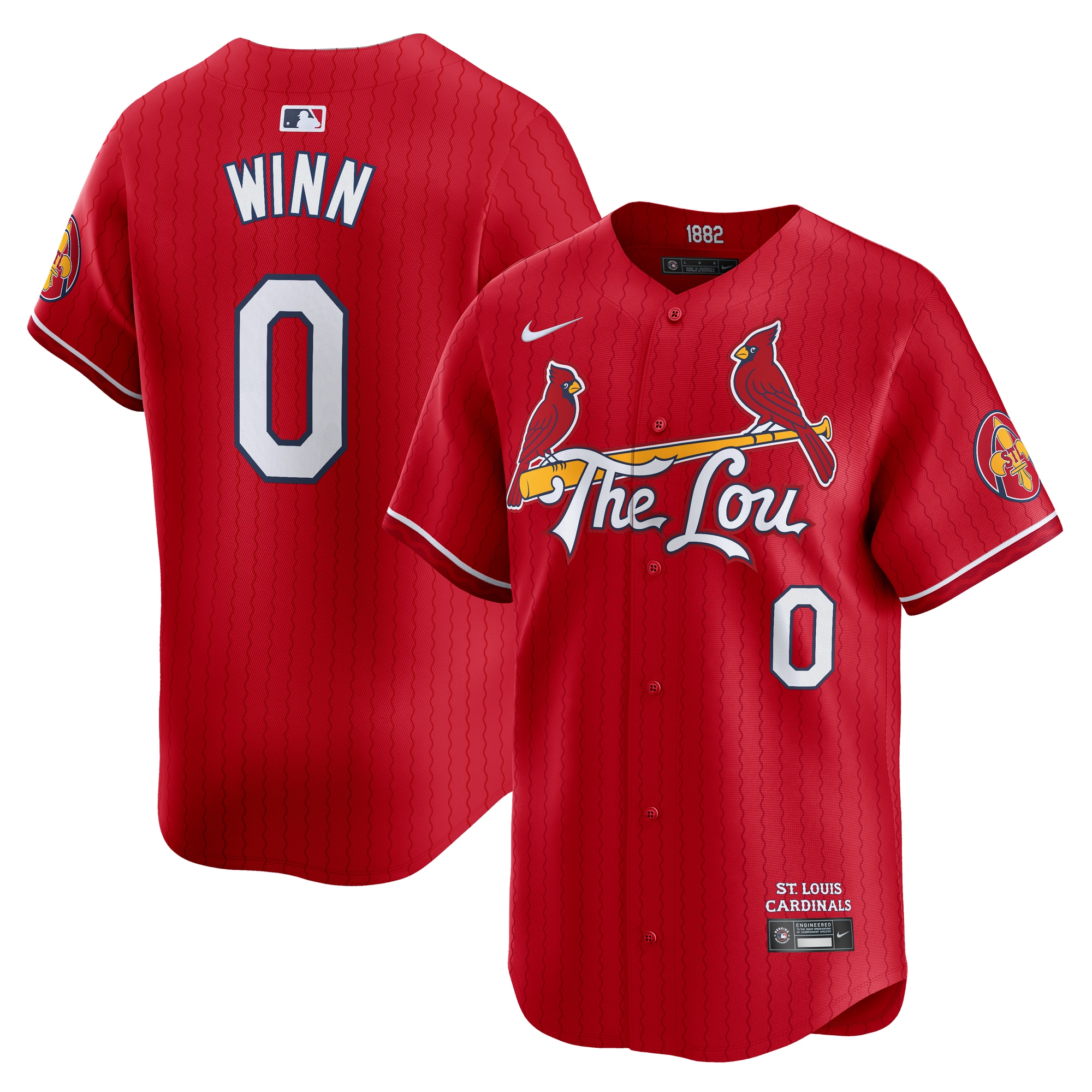 Masyn Winn St. Louis Cardinals City Connect Limited Jersey - Red