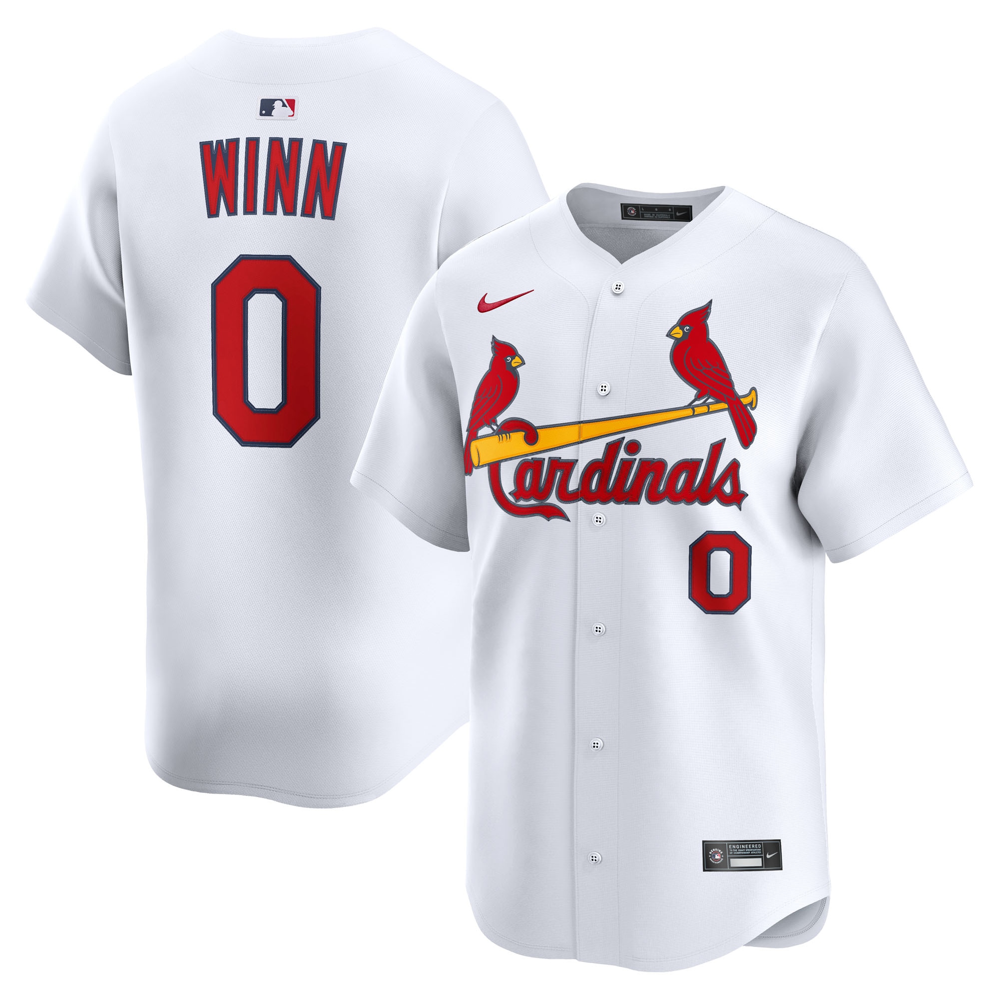 Masyn Winn St. Louis Cardinals Home Limited Jersey - White