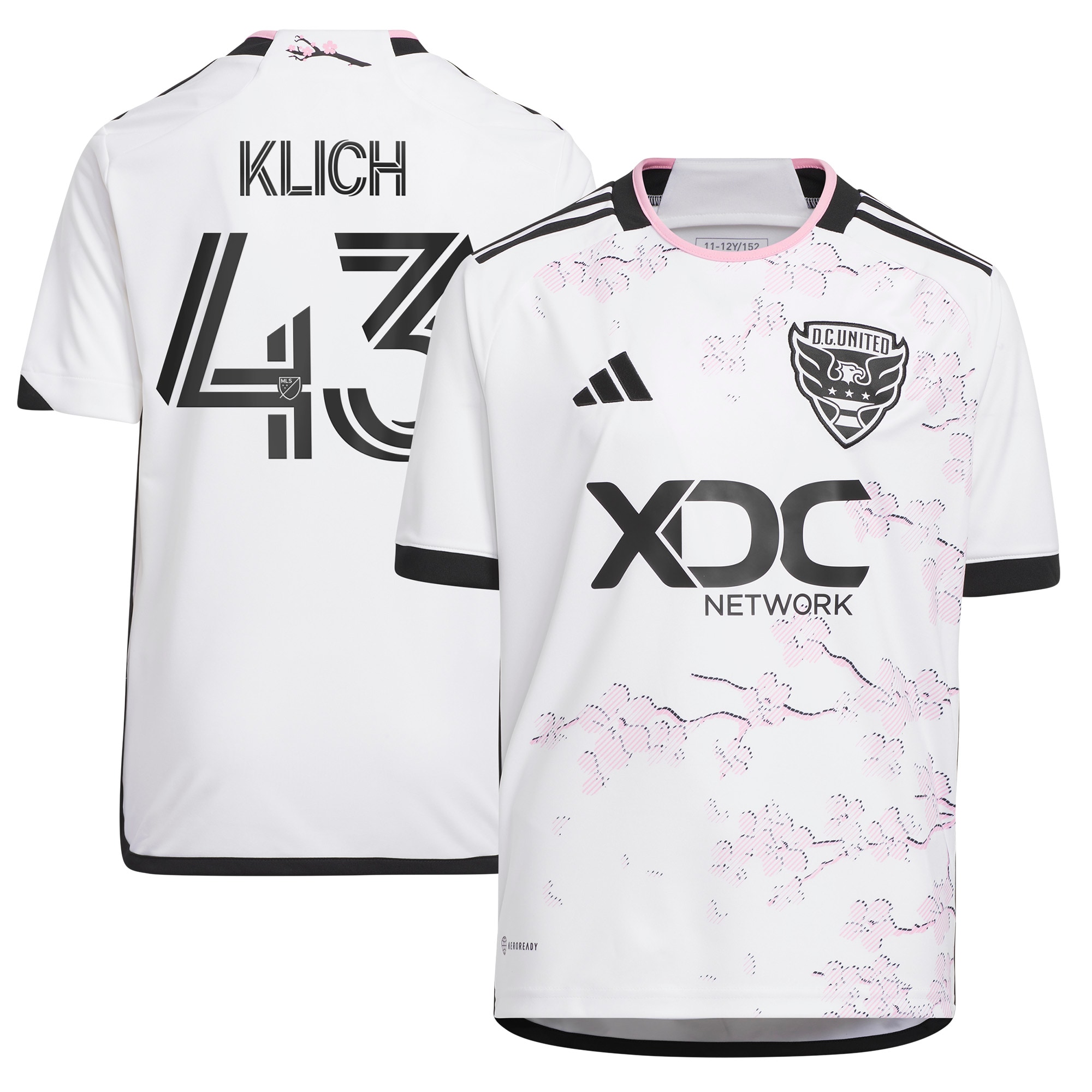 Mateusz Klich D.C. United Youth 2023 The Cherry Blossom Kit Player Jersey - White