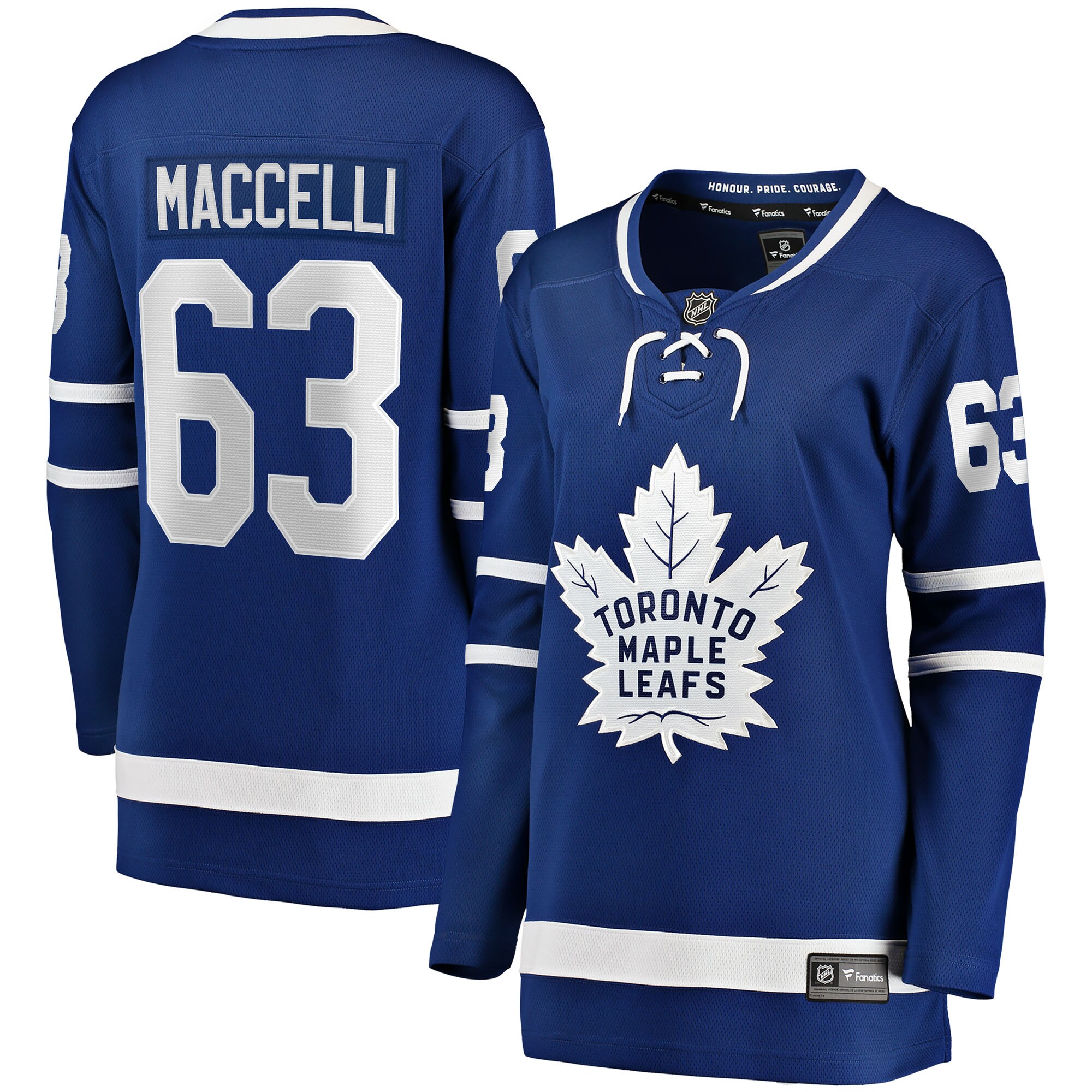 Matias Maccelli Toronto Maple Leafs Fanatics Women's Home Breakaway Jersey - Blue