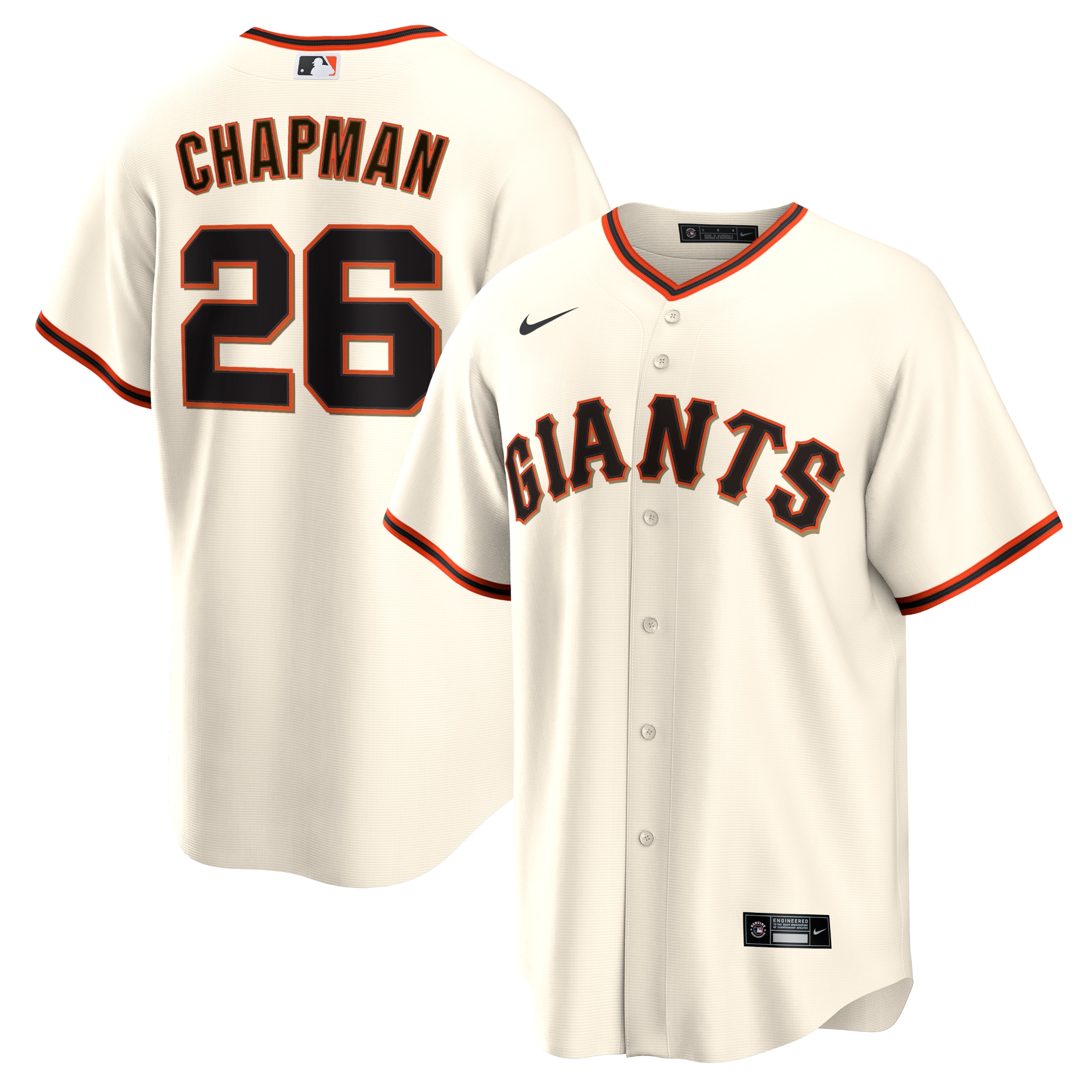 Matt Chapman San Francisco Giants Home Jersey - Cream