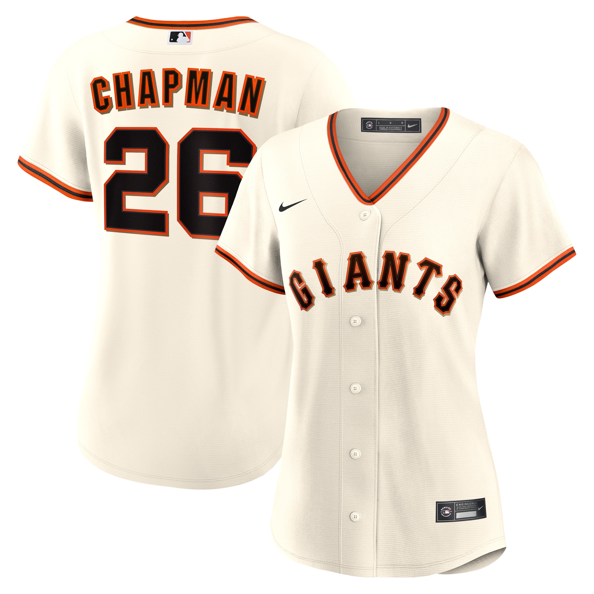 Matt Chapman San Francisco Giants Women's Home Jersey - Cream