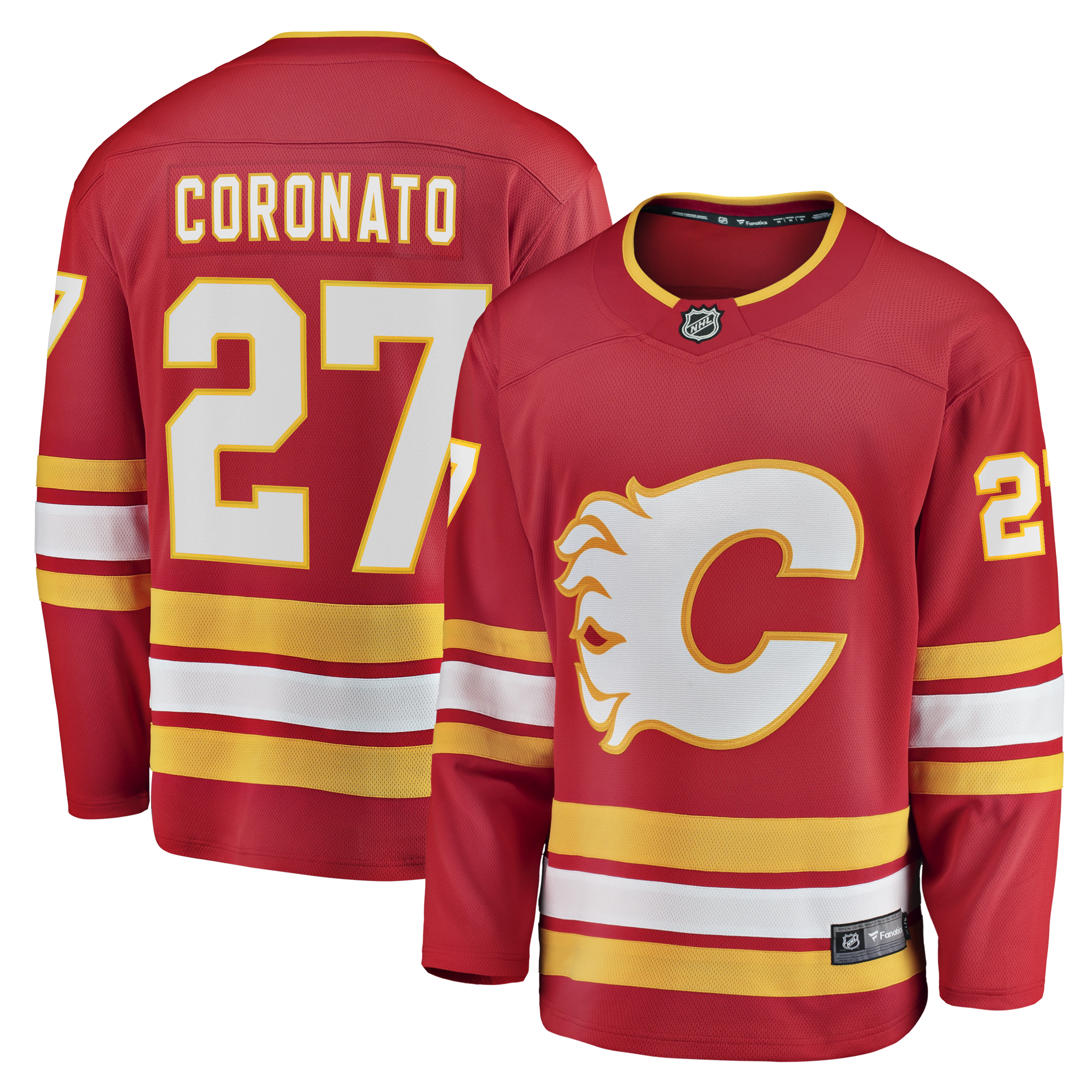 Matt Coronato Calgary Flames Fanatics Home Breakaway Jersey - Red