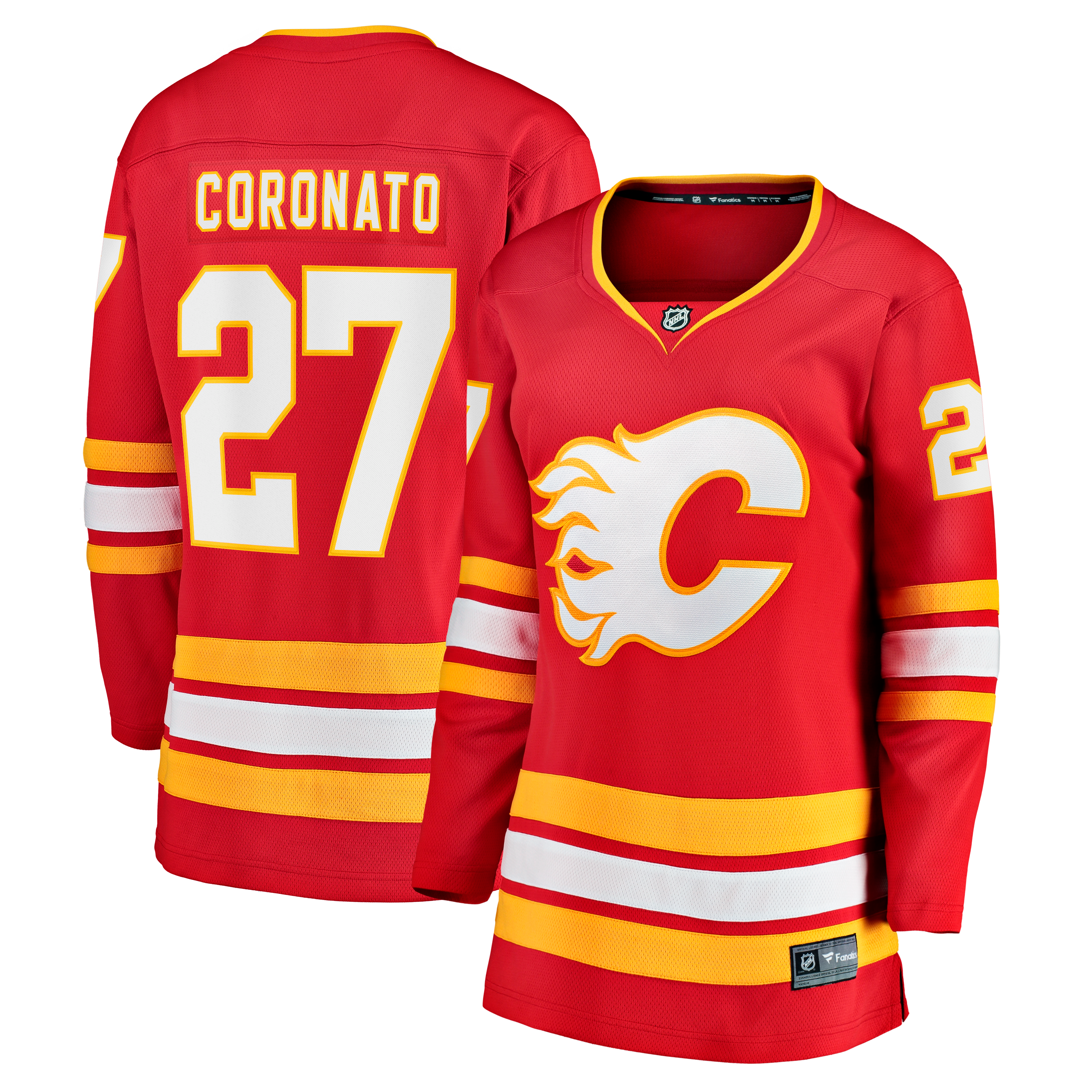 Matt Coronato Calgary Flames Fanatics Women's Home Breakaway Jersey - Red