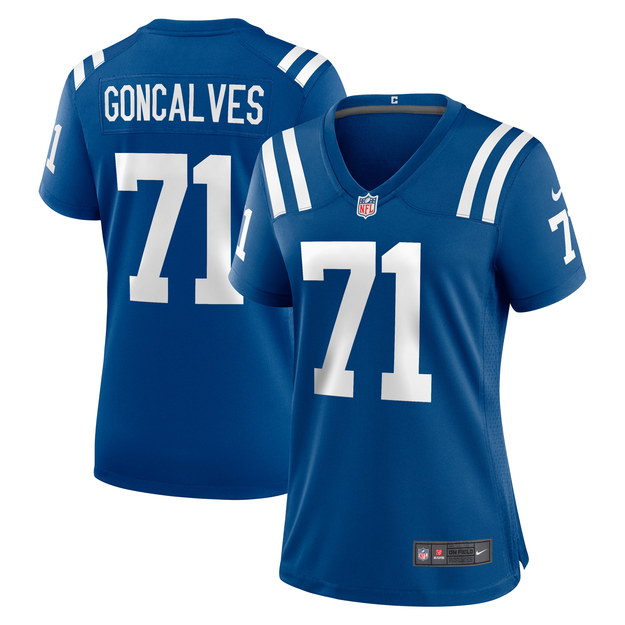 Matt Goncalves Indianapolis Colts Women's Game Jersey - Royal