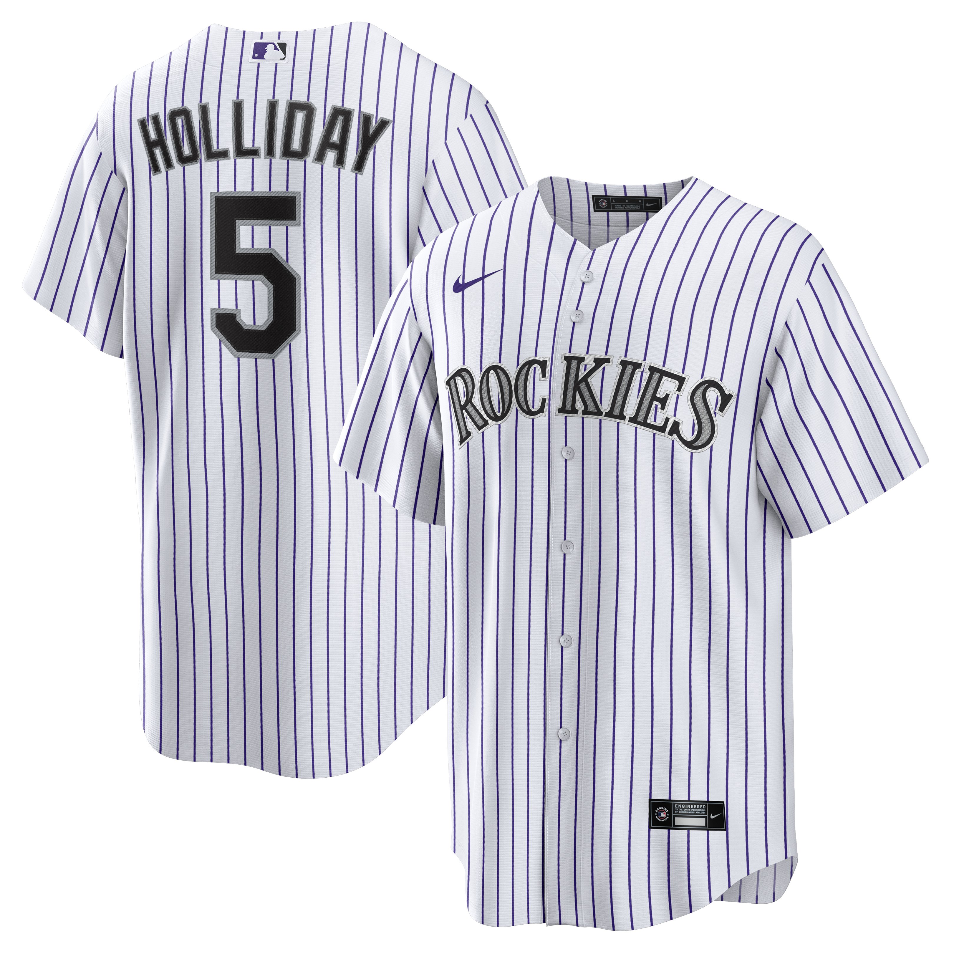 Matt Holliday Colorado Rockies Home Retired Player Jersey - White