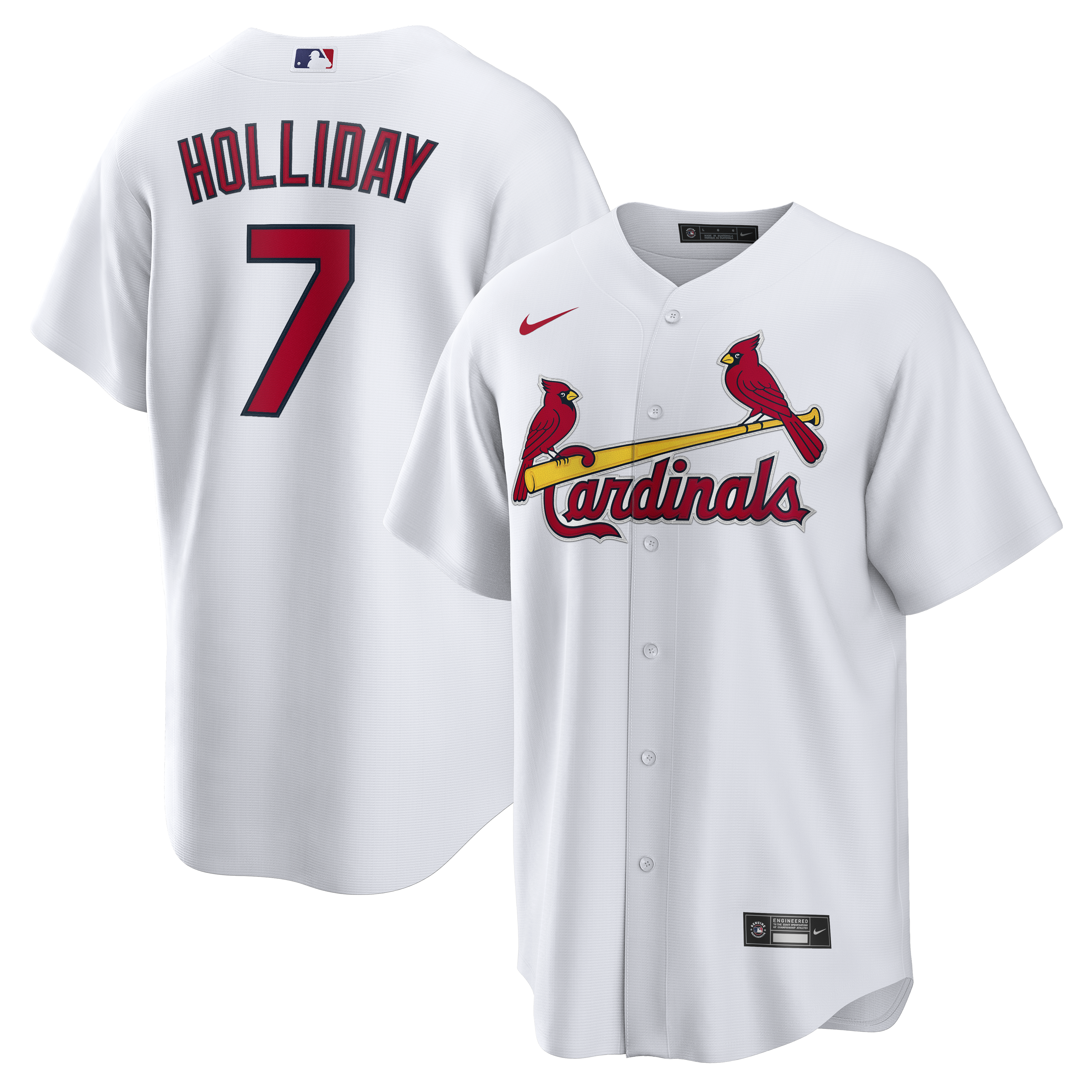 Matt Holliday St. Louis Cardinals Home Retired Player Jersey - White