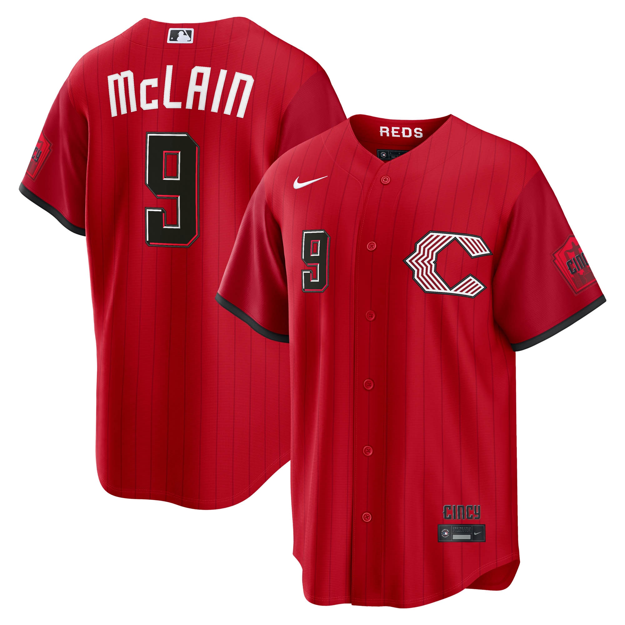 Matt McLain Cincinnati Reds 2026 City Connect Stadium Jersey - Red