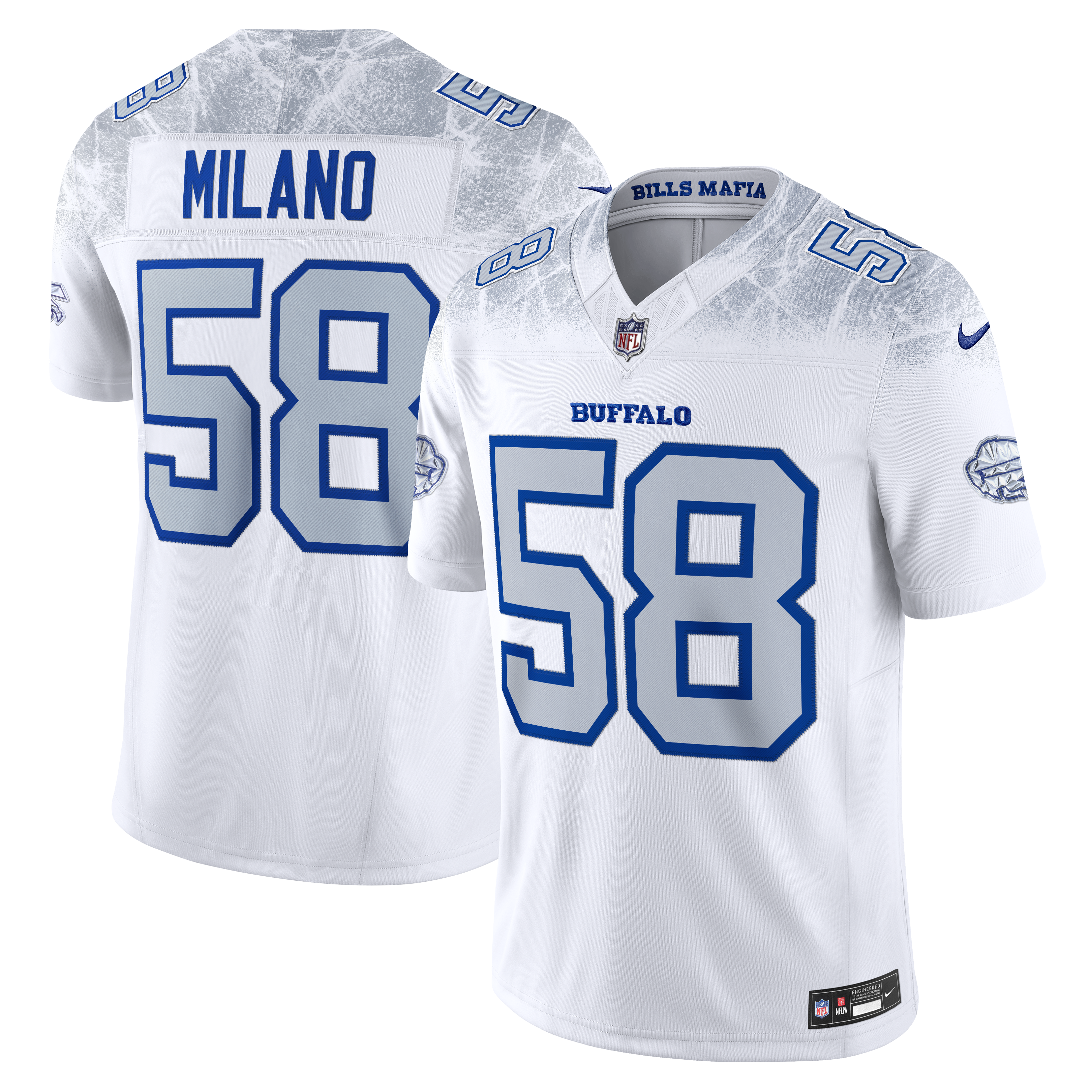 Matt Milano Buffalo Bills 2025 Rivalries Collection Limited Jersey - White