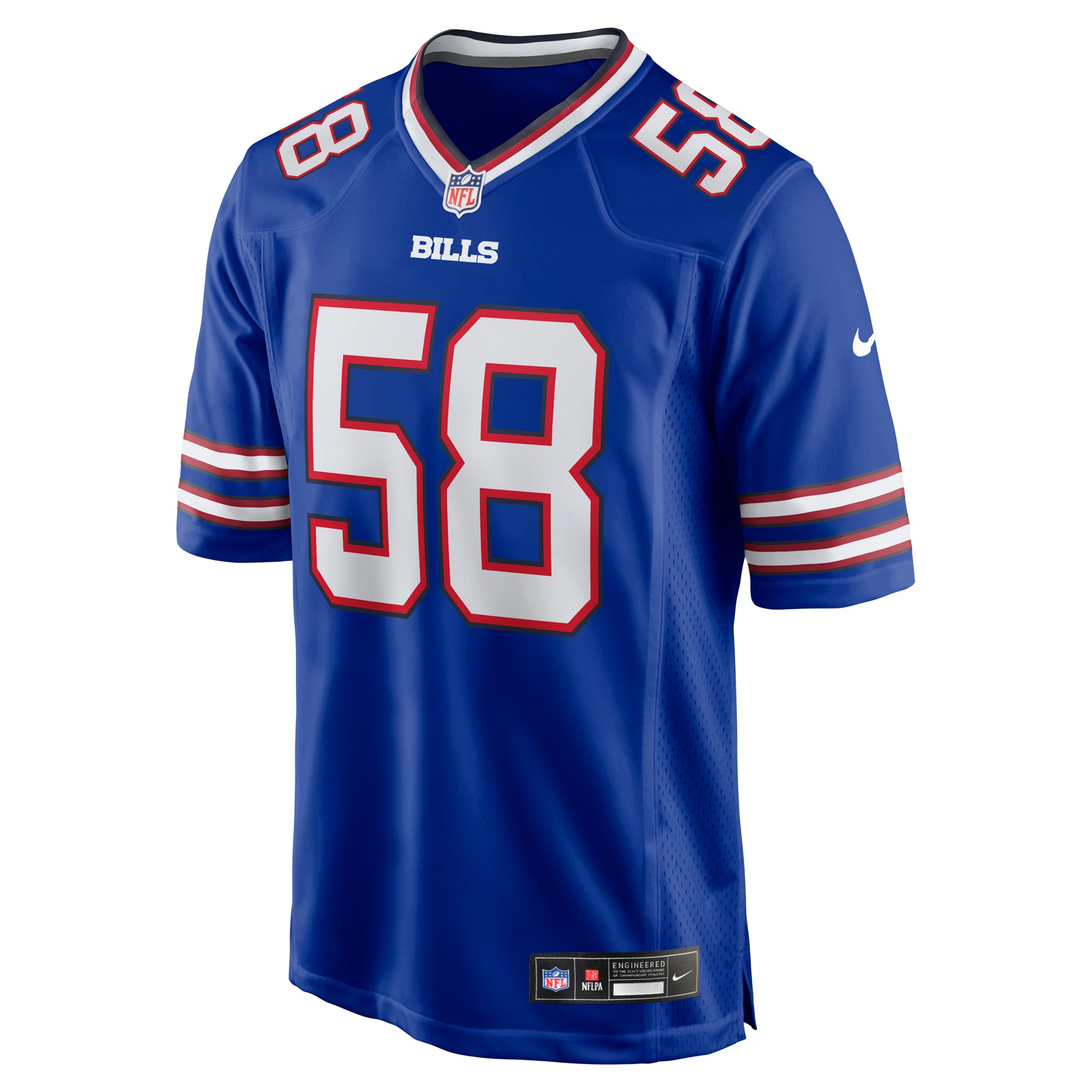 Matt Milano Buffalo Bills Alternate Game Jersey