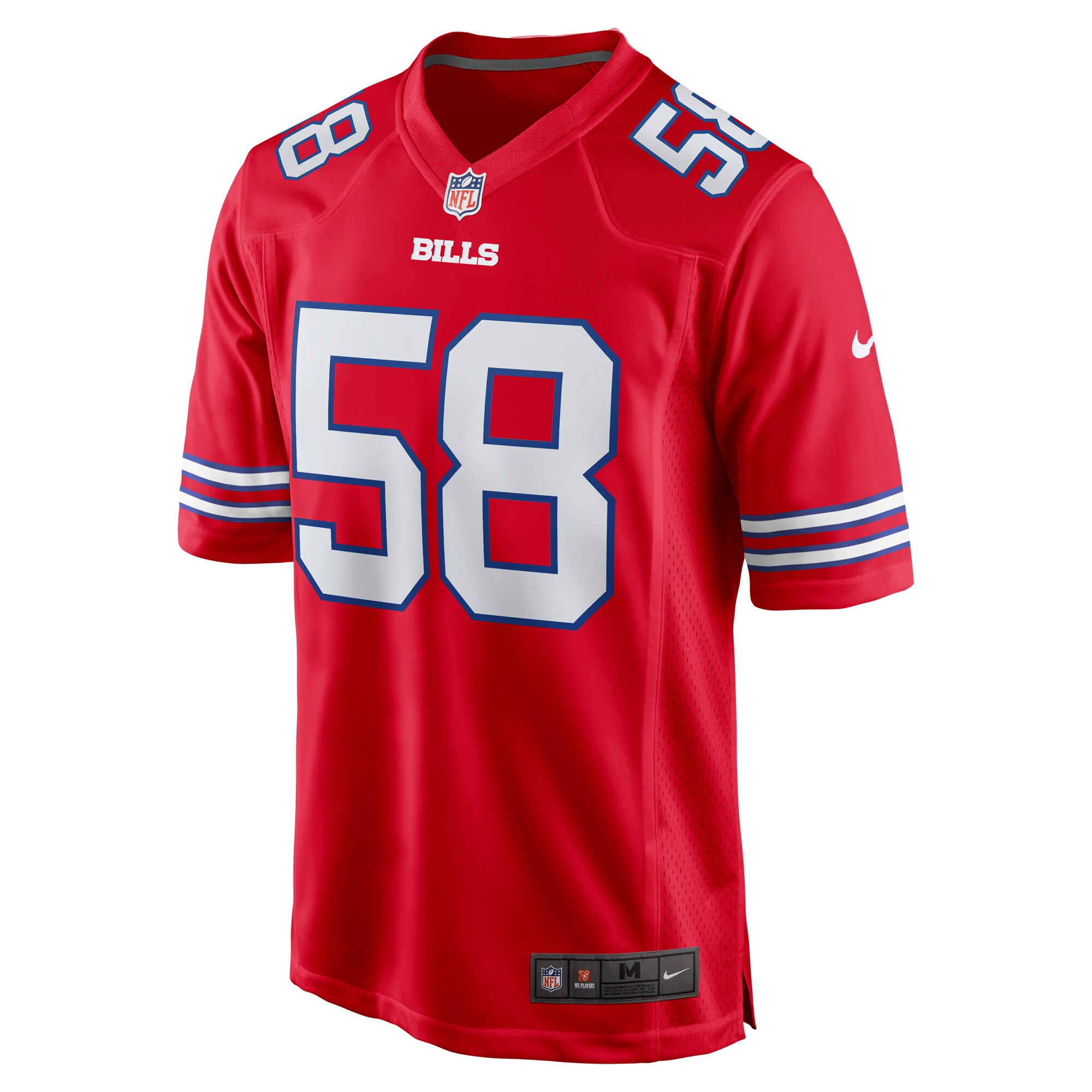 Matt Milano Buffalo Bills Alternate Game Jersey