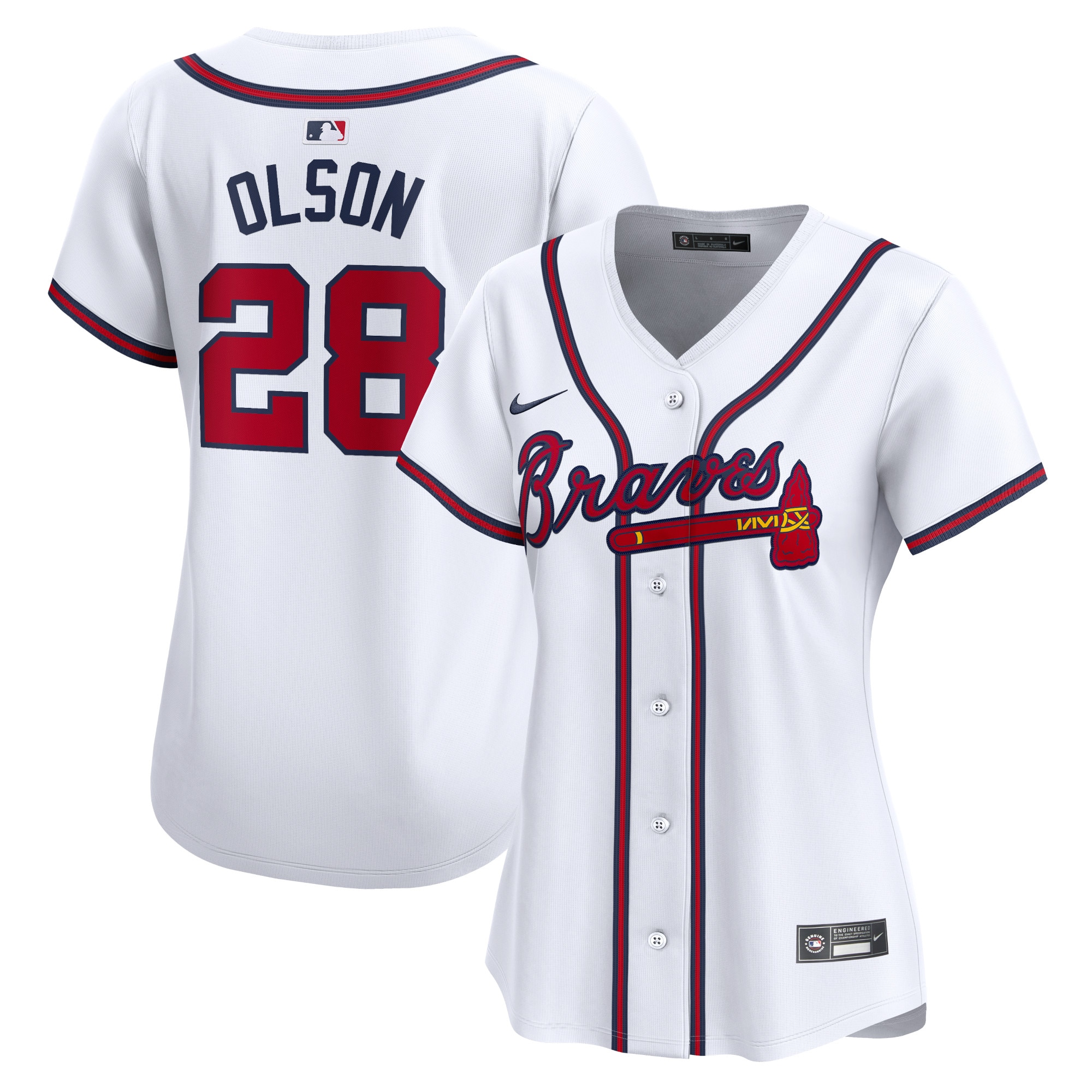 Matt Olson Atlanta Braves Women's Home Limited Player Jersey - White