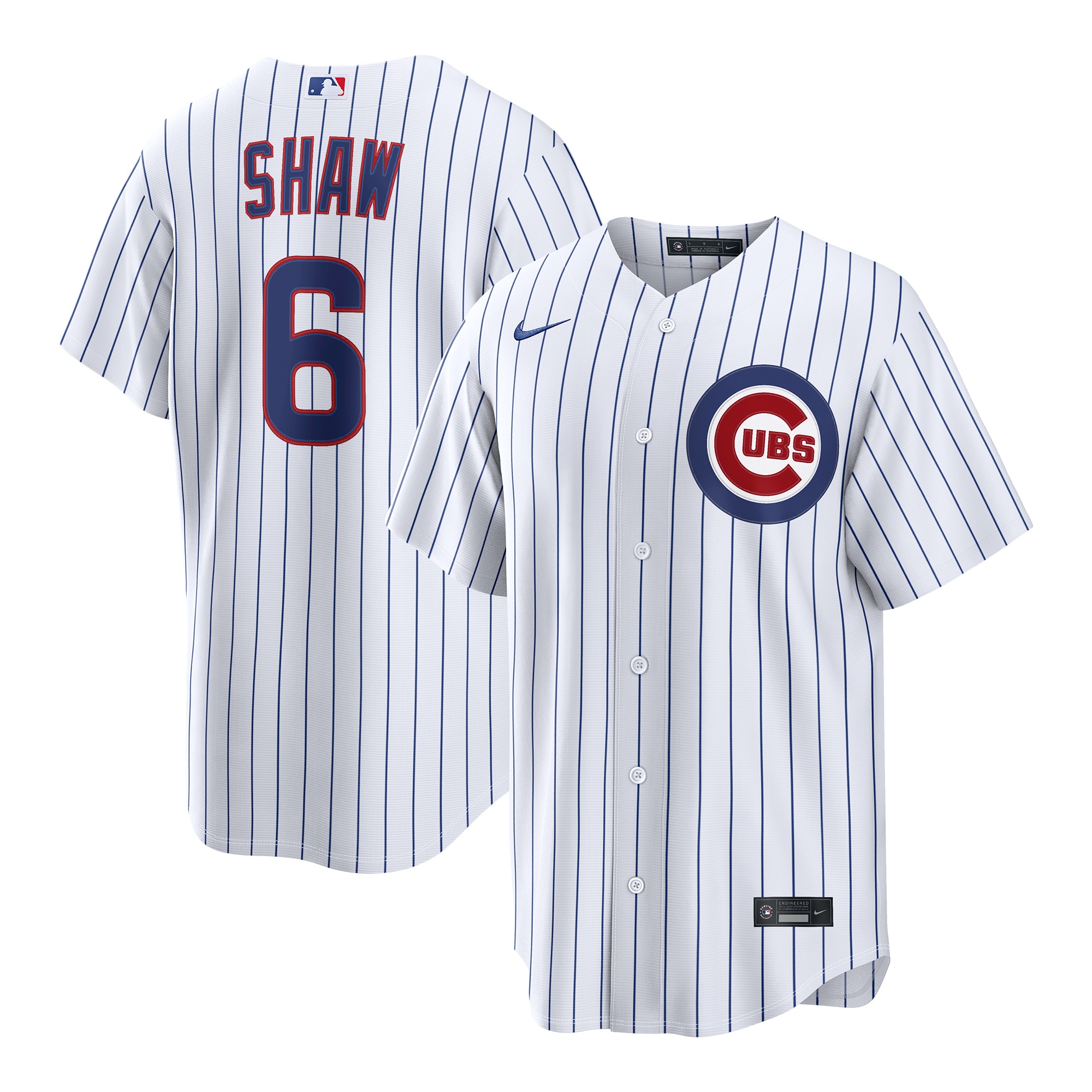 Matt Shaw Chicago Cubs Home Jersey - White