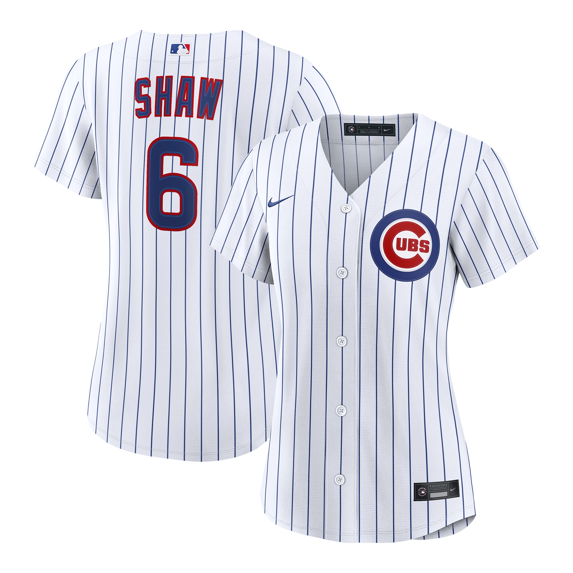 Matt Shaw Chicago Cubs Women's Home Jersey - White