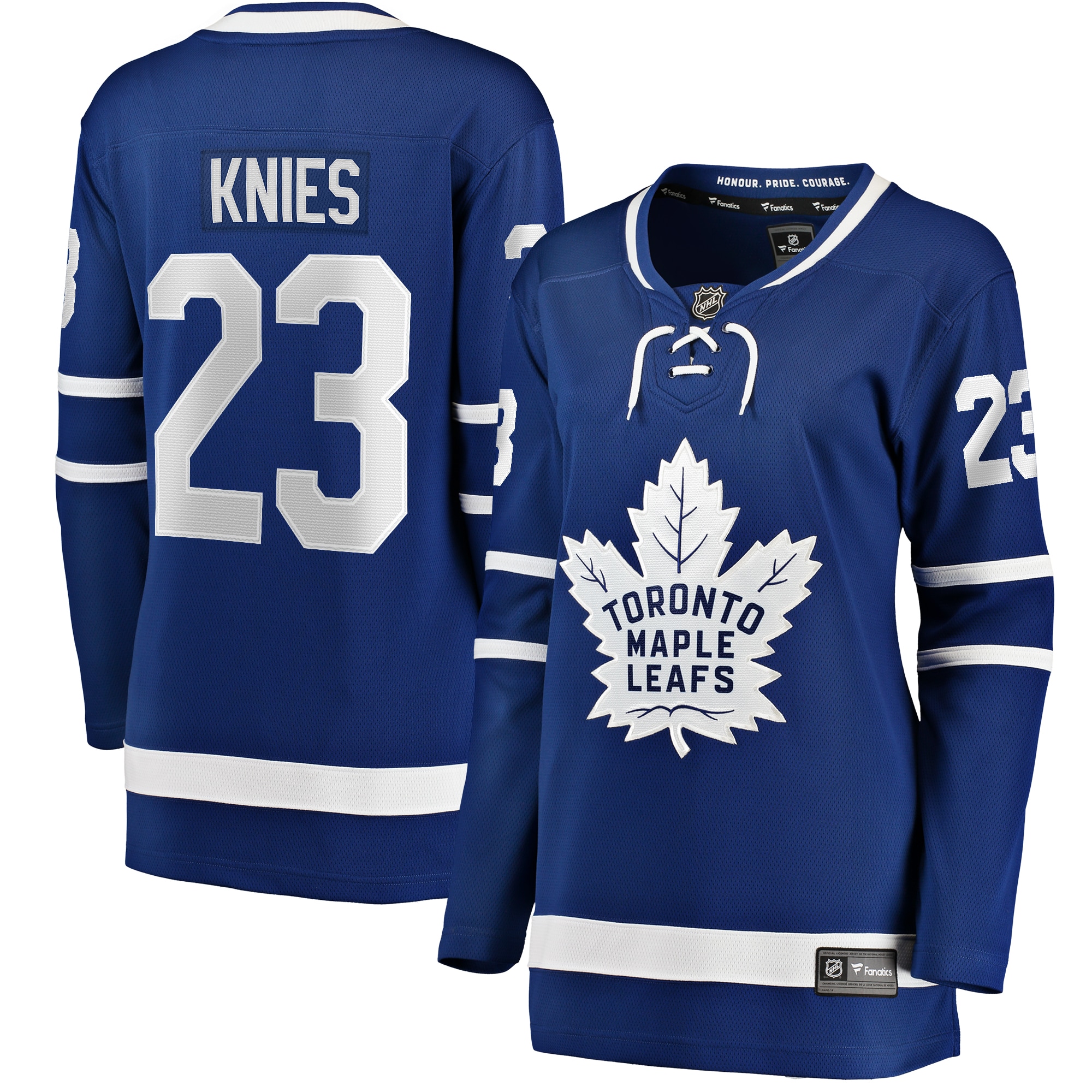 Matthew Knies Toronto Maple Leafs Fanatics Women's Home Breakaway Jersey - Blue