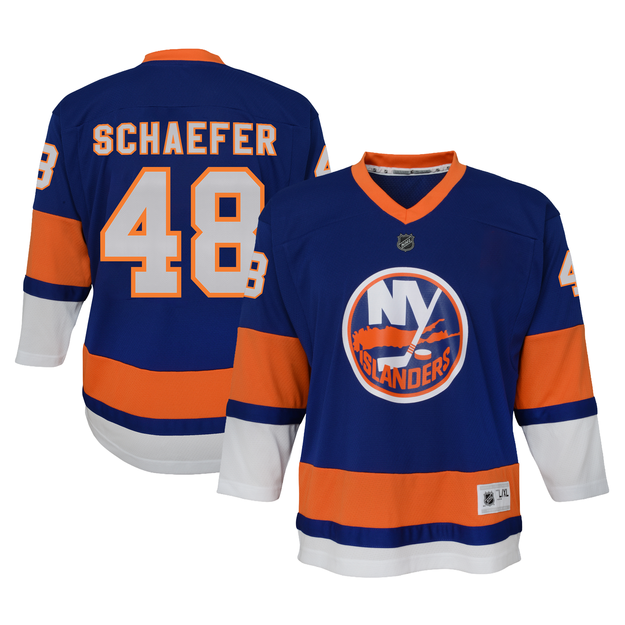 Matthew Schaefer New York Islanders Outerstuff Youth Home Player Jersey - Blue